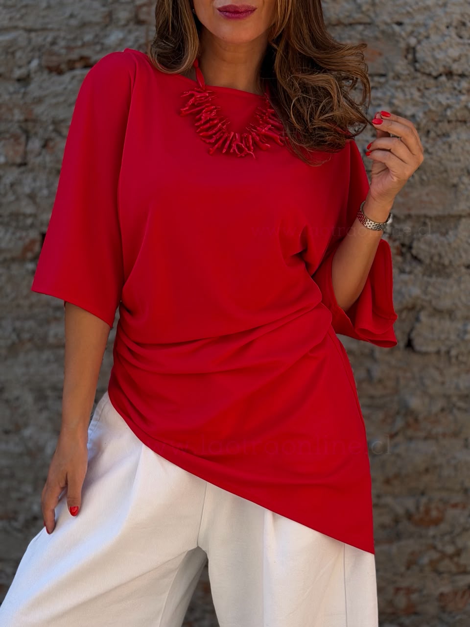 Polera Estambul rojo