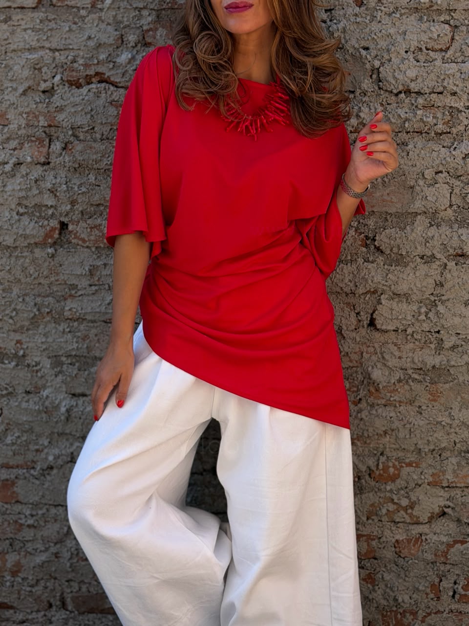 Polera Estambul rojo