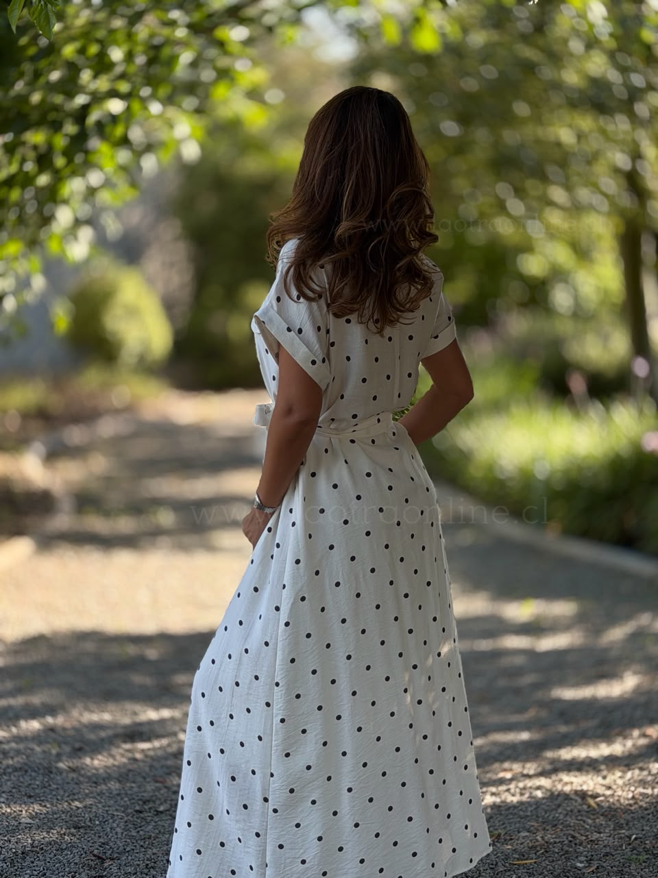 Vestido Súper lunares negro