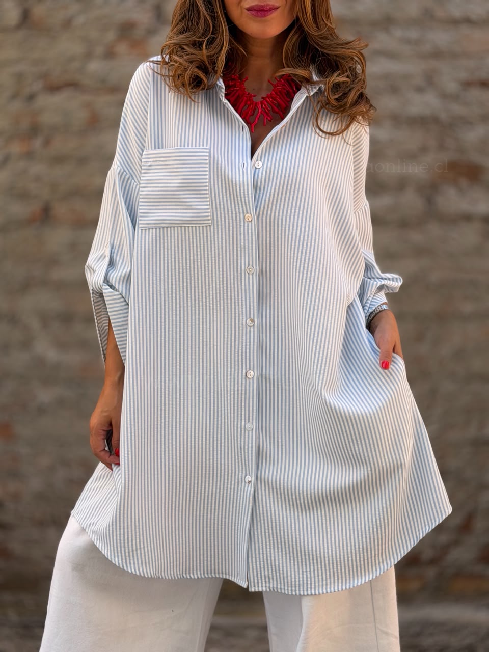 Camisero Amelia azul