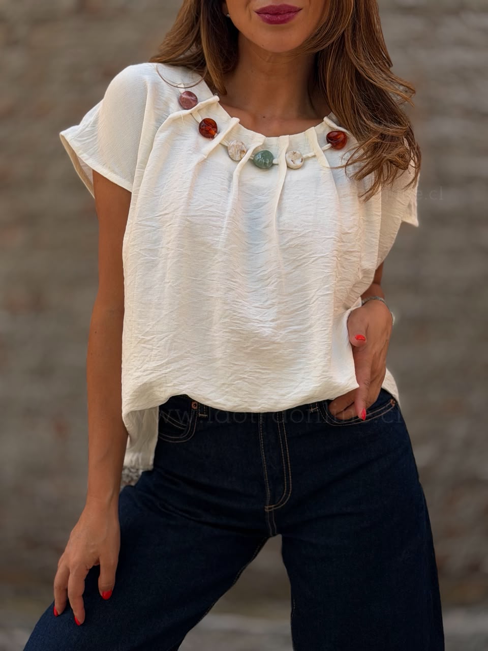Polera Majestad blanco