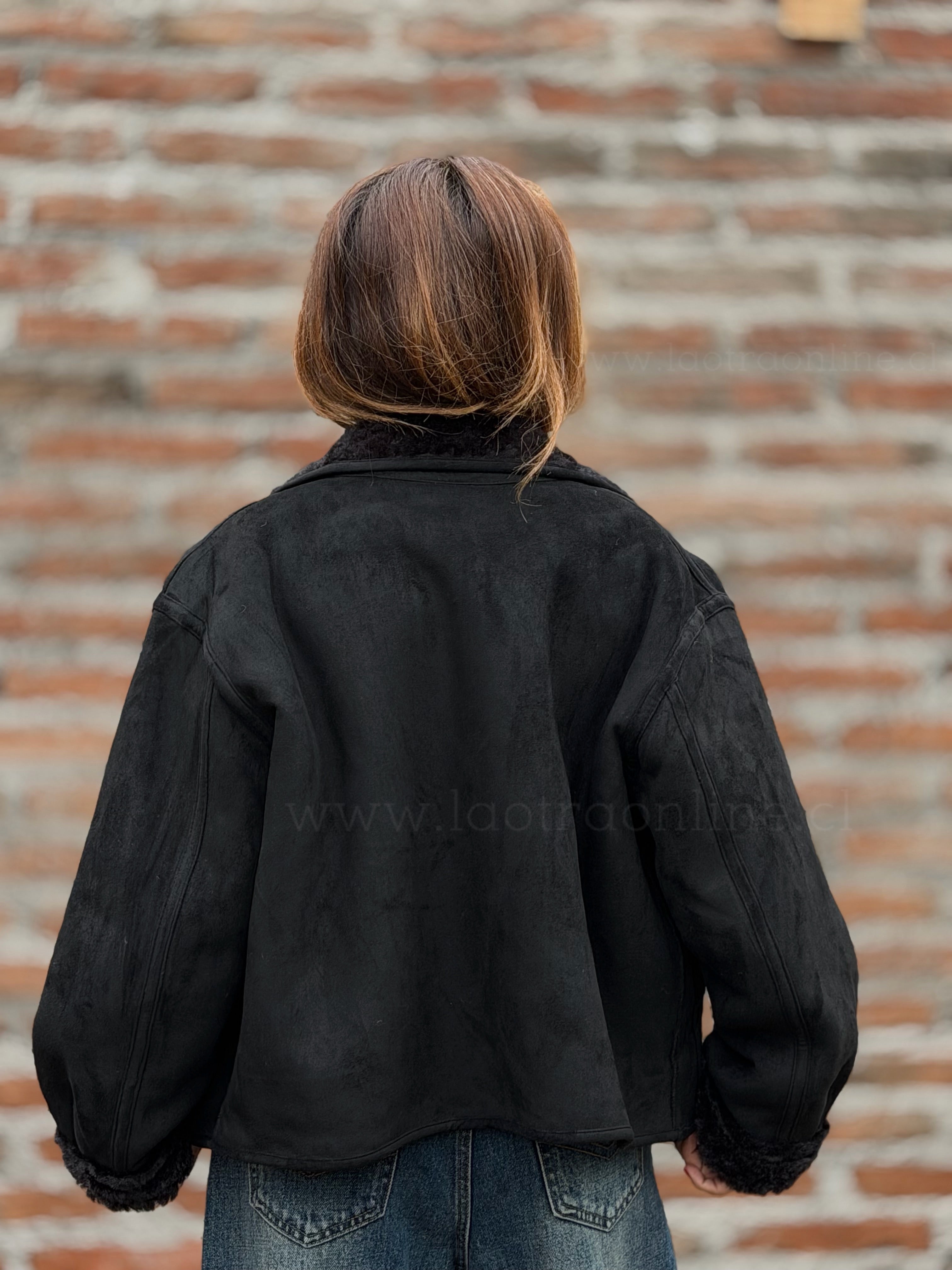 Chaquetón reversible  negro