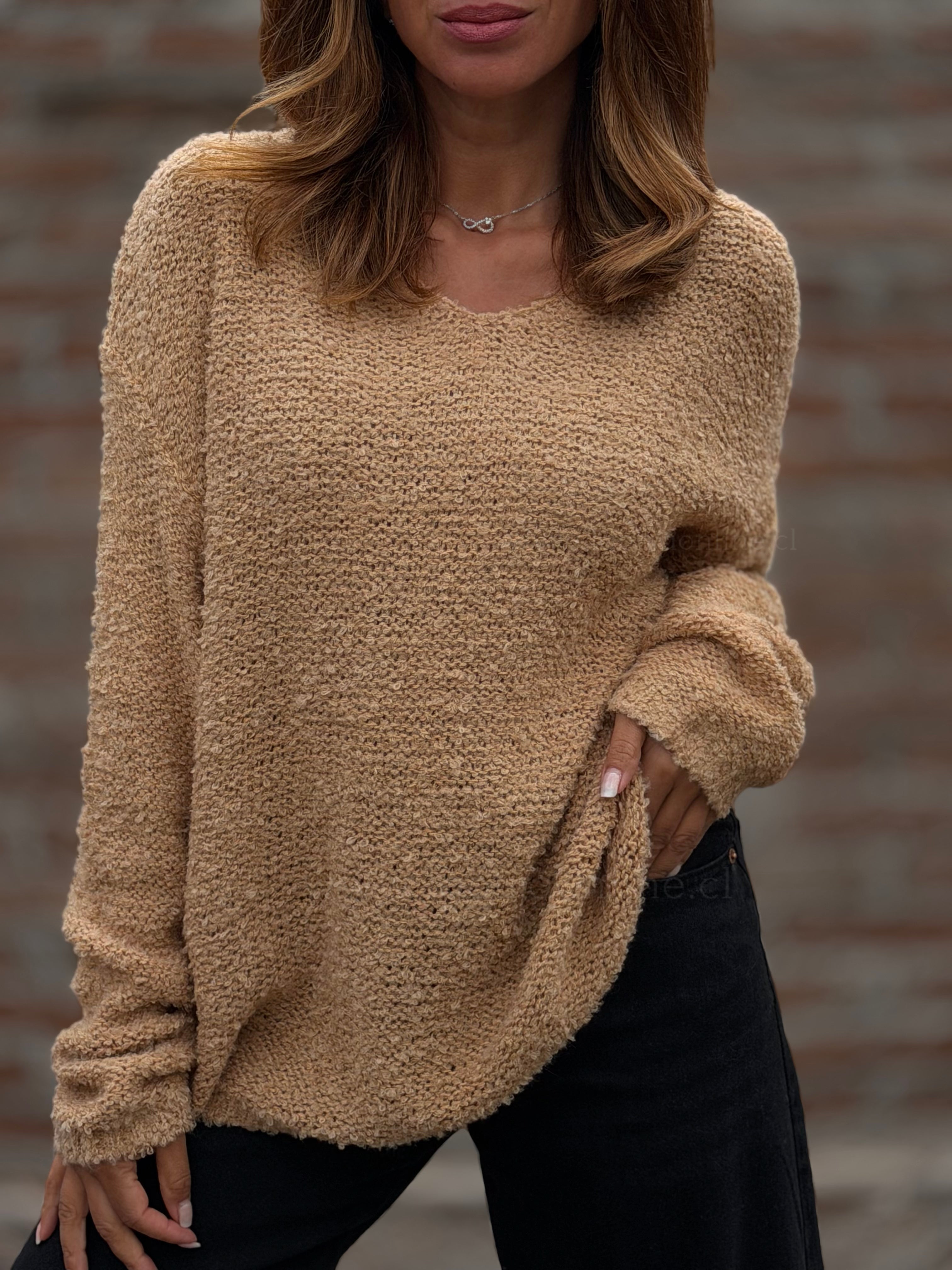 Sweater Cande camel