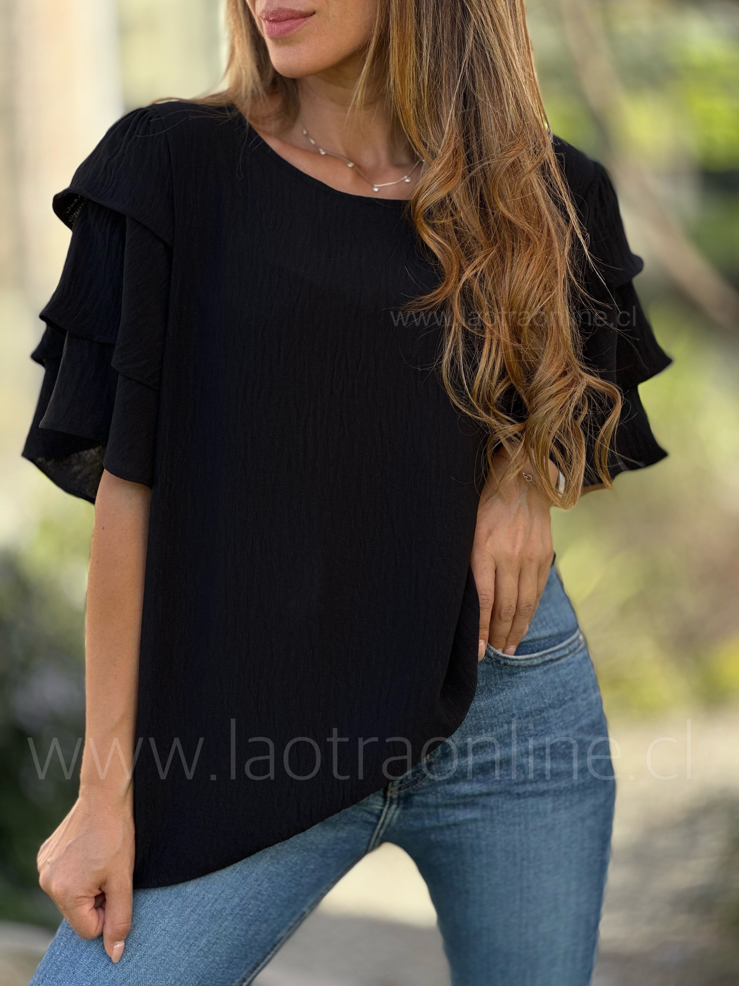 Polera Azalea negro