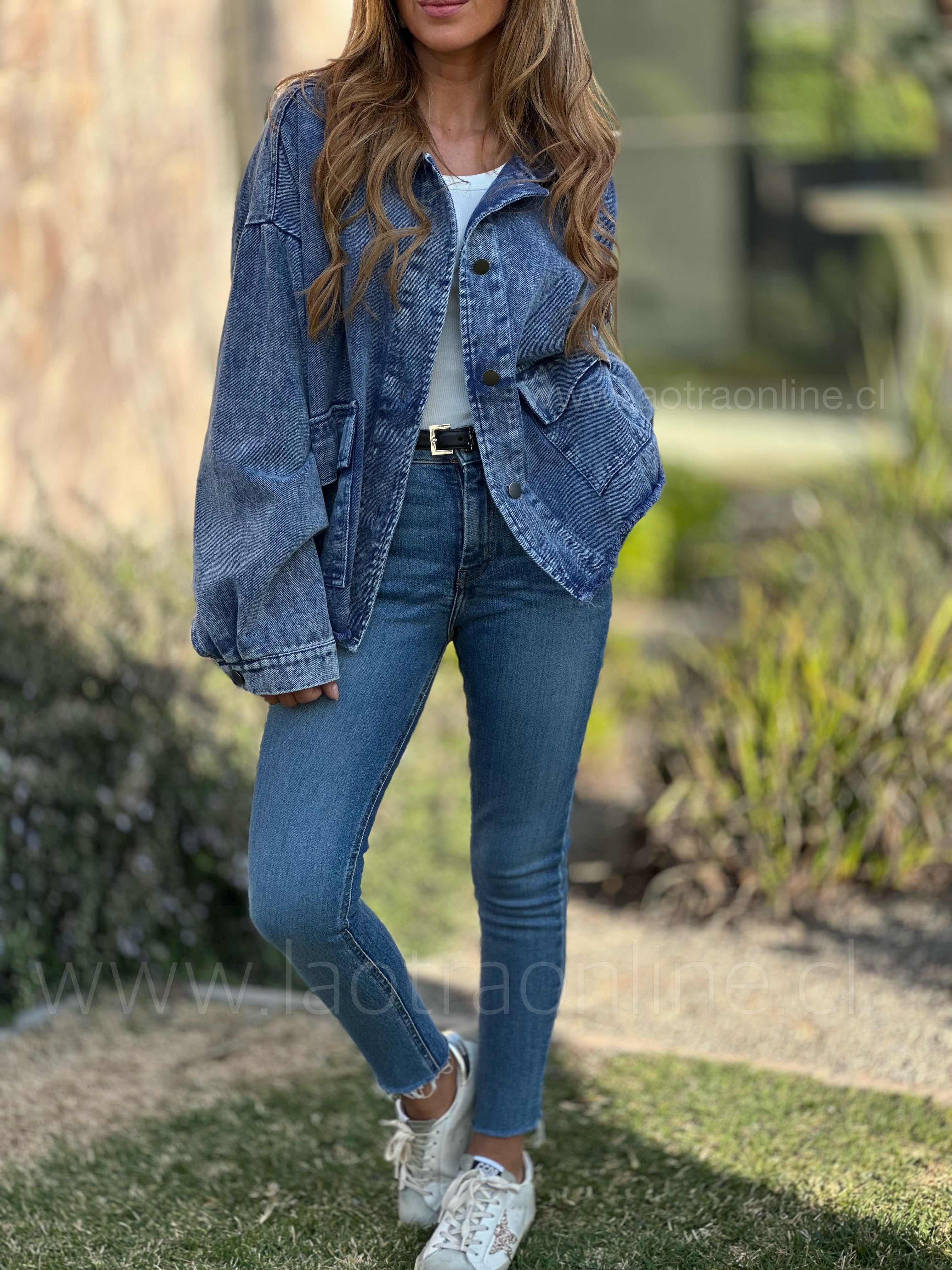 Chaqueta mezclilla Miami azul