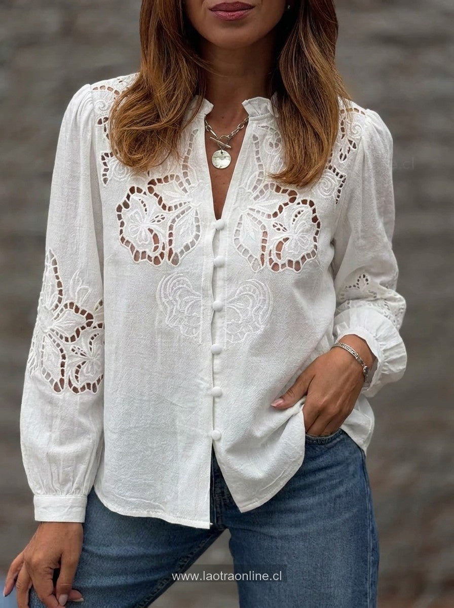Blusa Buda blanco
