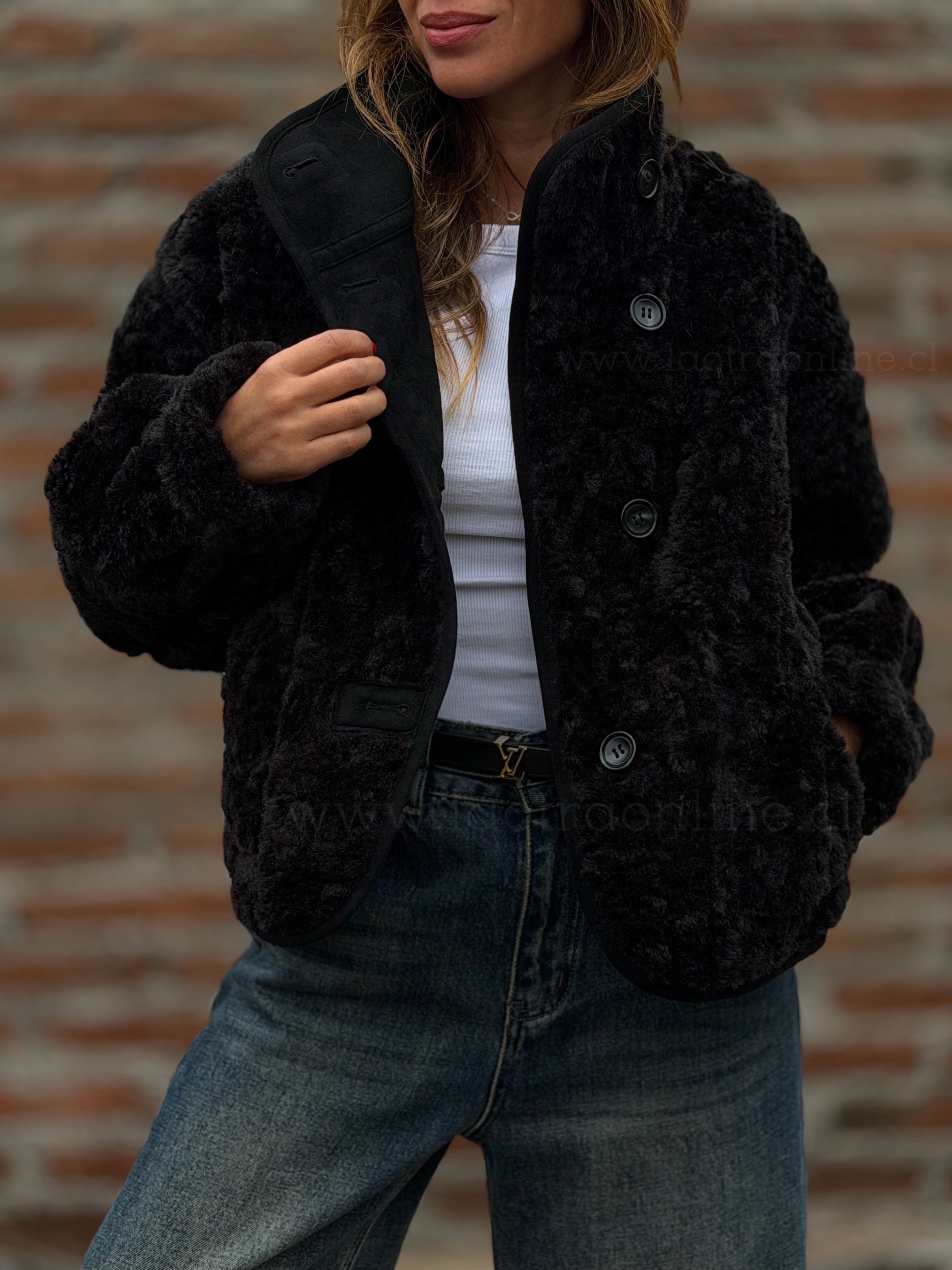 Chaquetón reversible  negro
