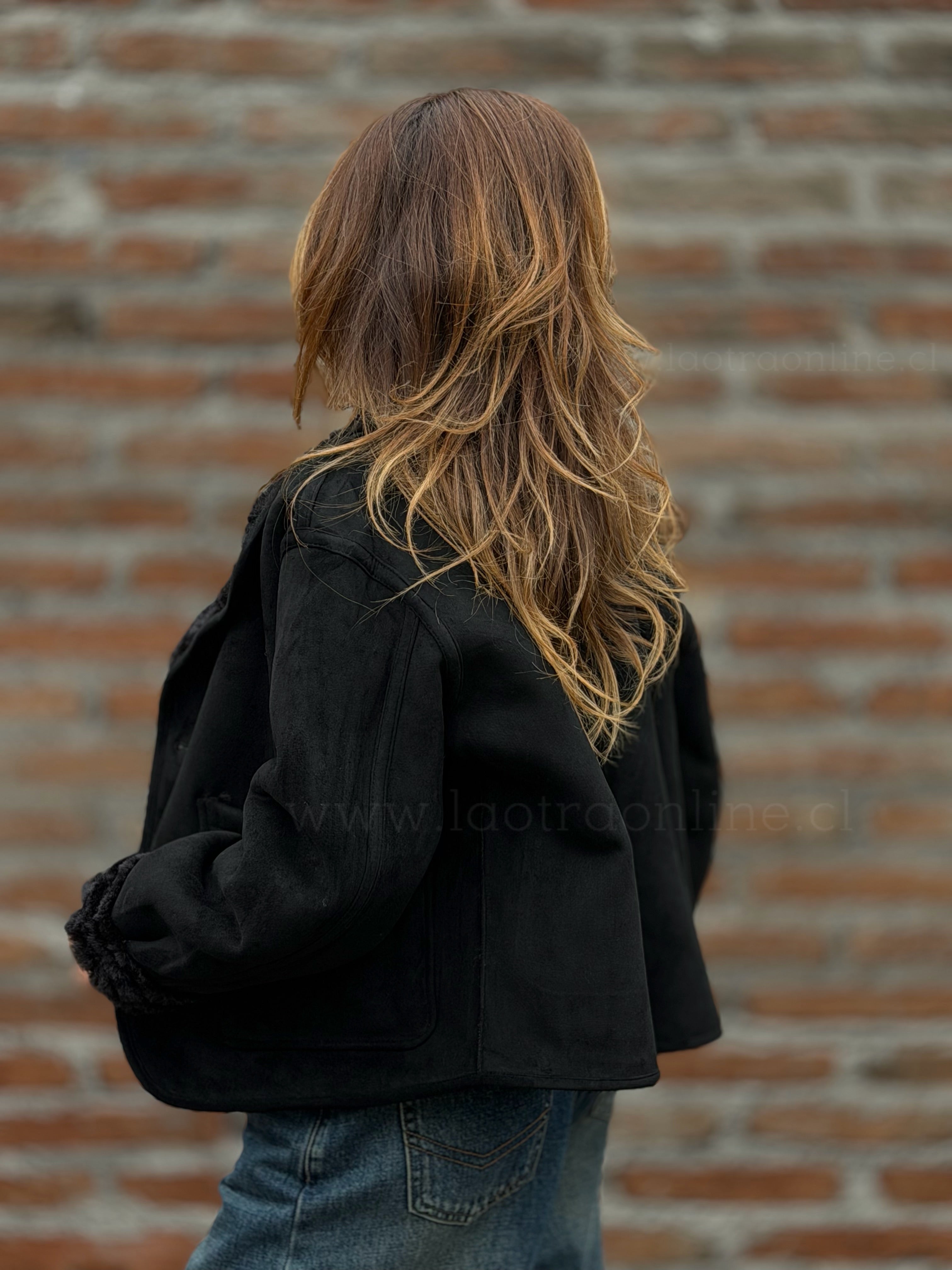 Chaquetón reversible  negro