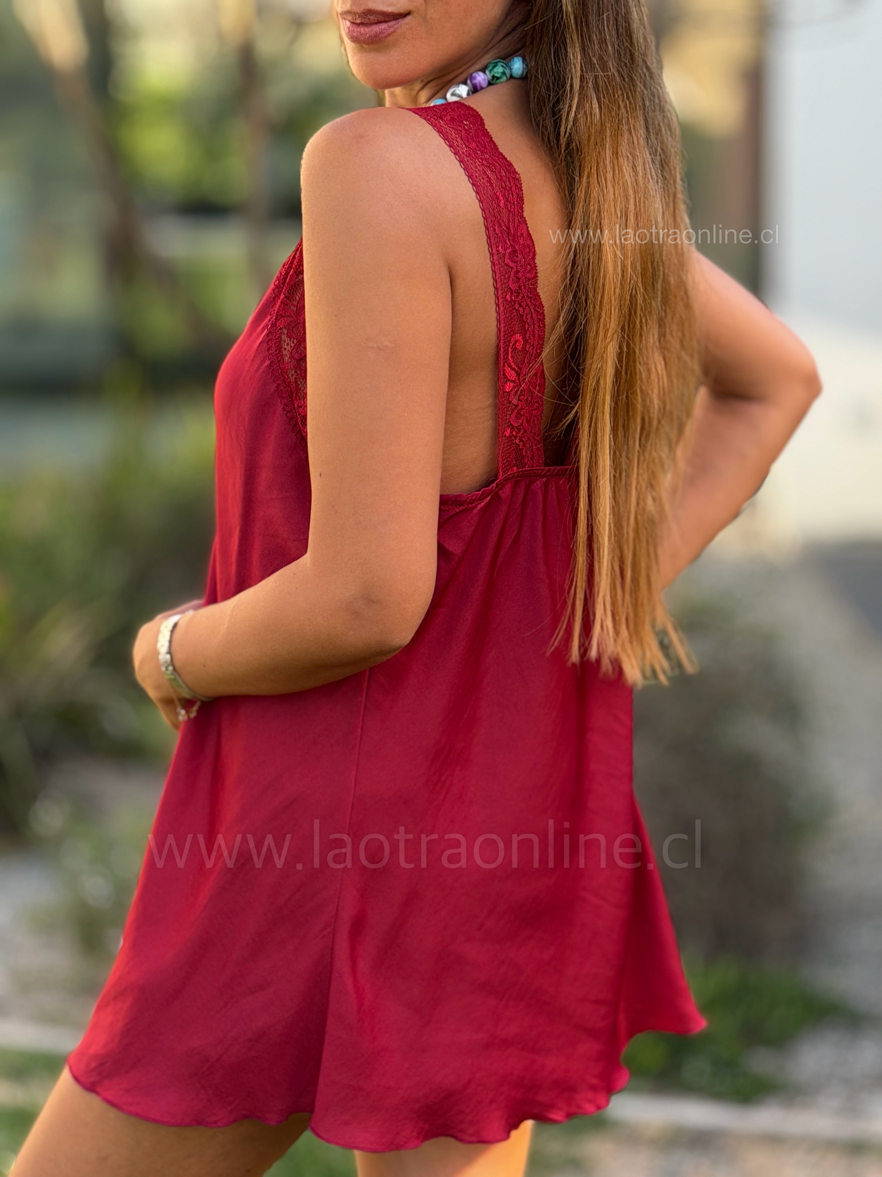 Polera/Lencero Delicia cherry