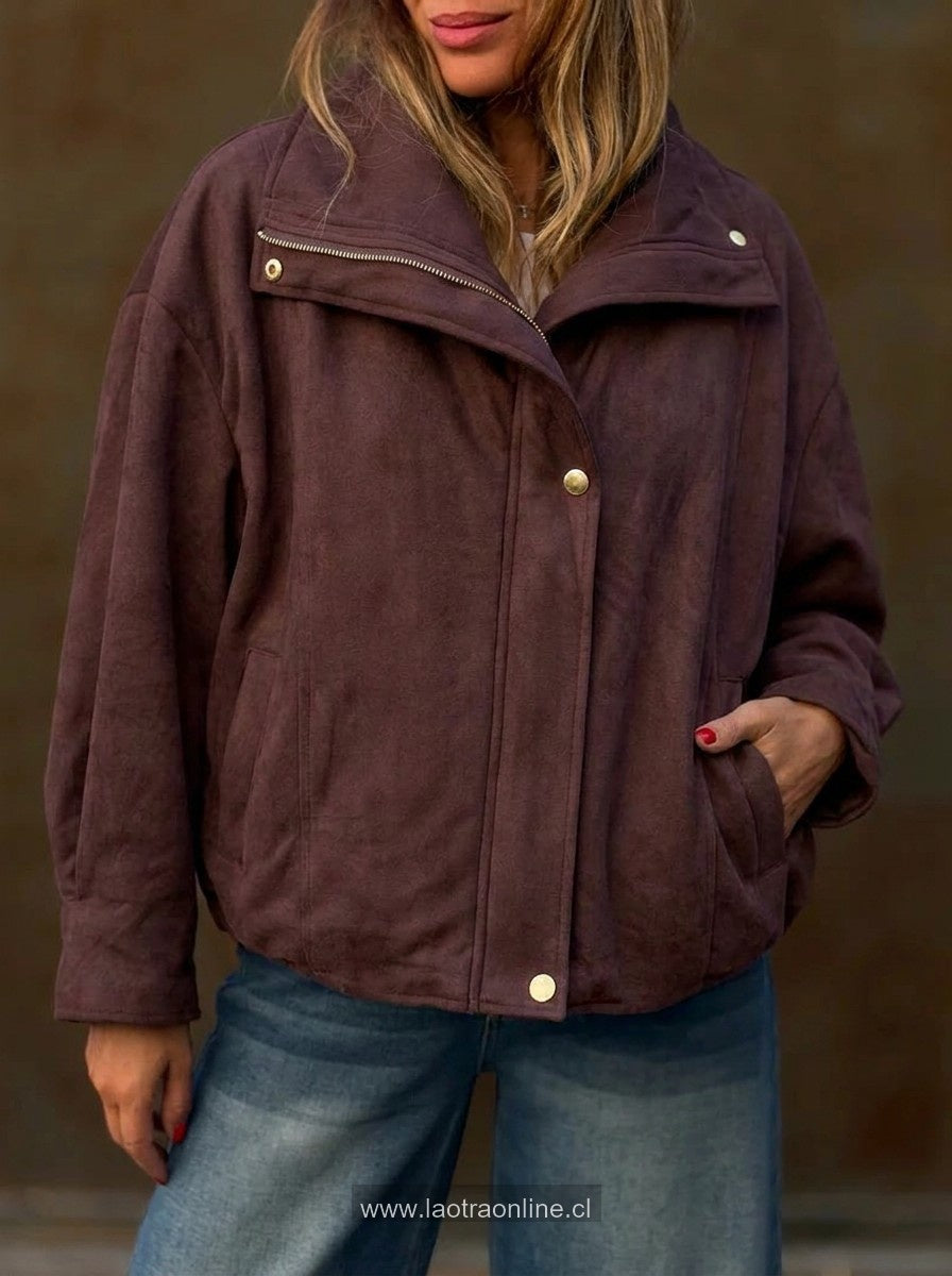 Chaqueta acolchada Dupe marrón