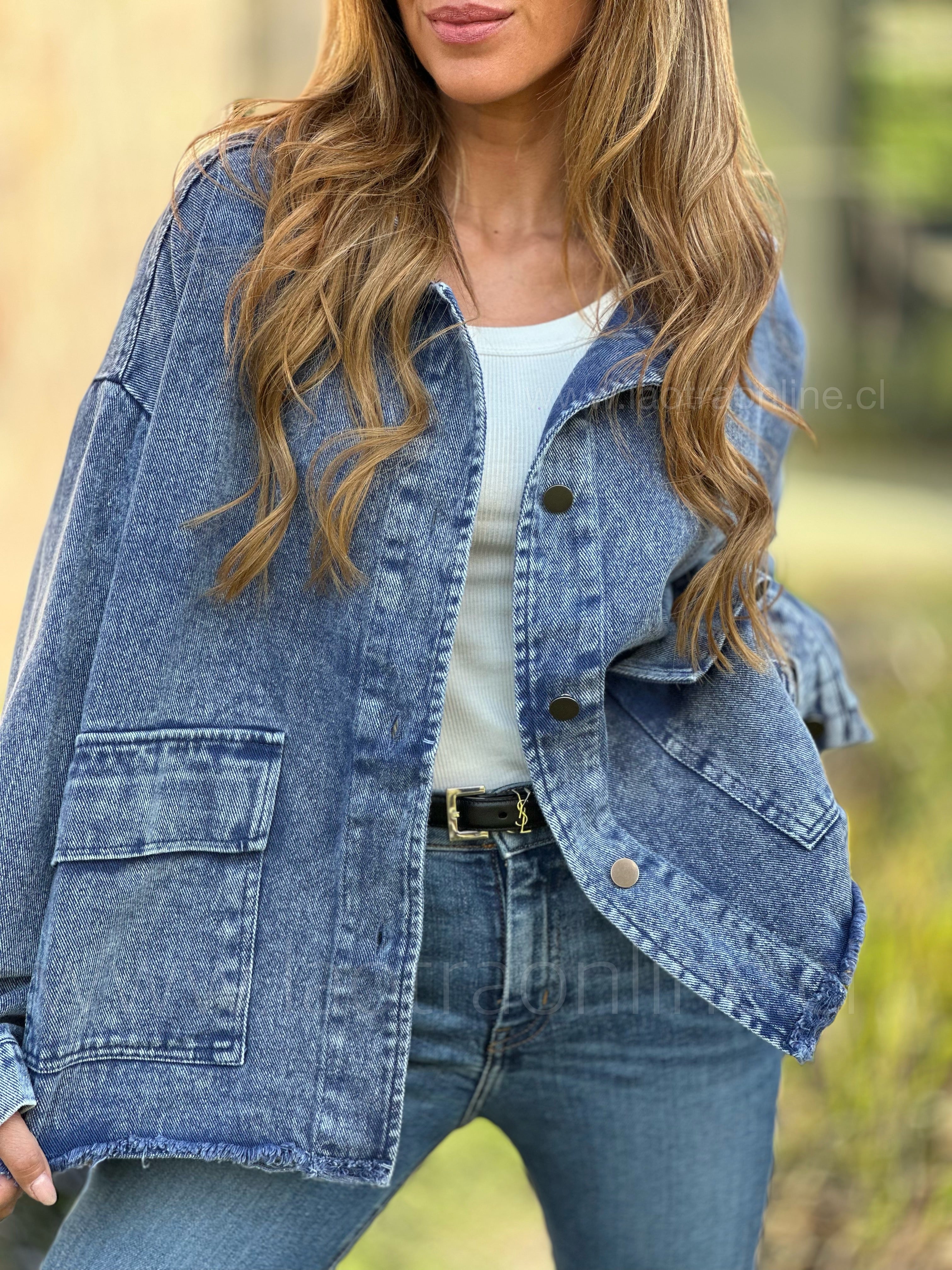 Chaqueta mezclilla Miami azul