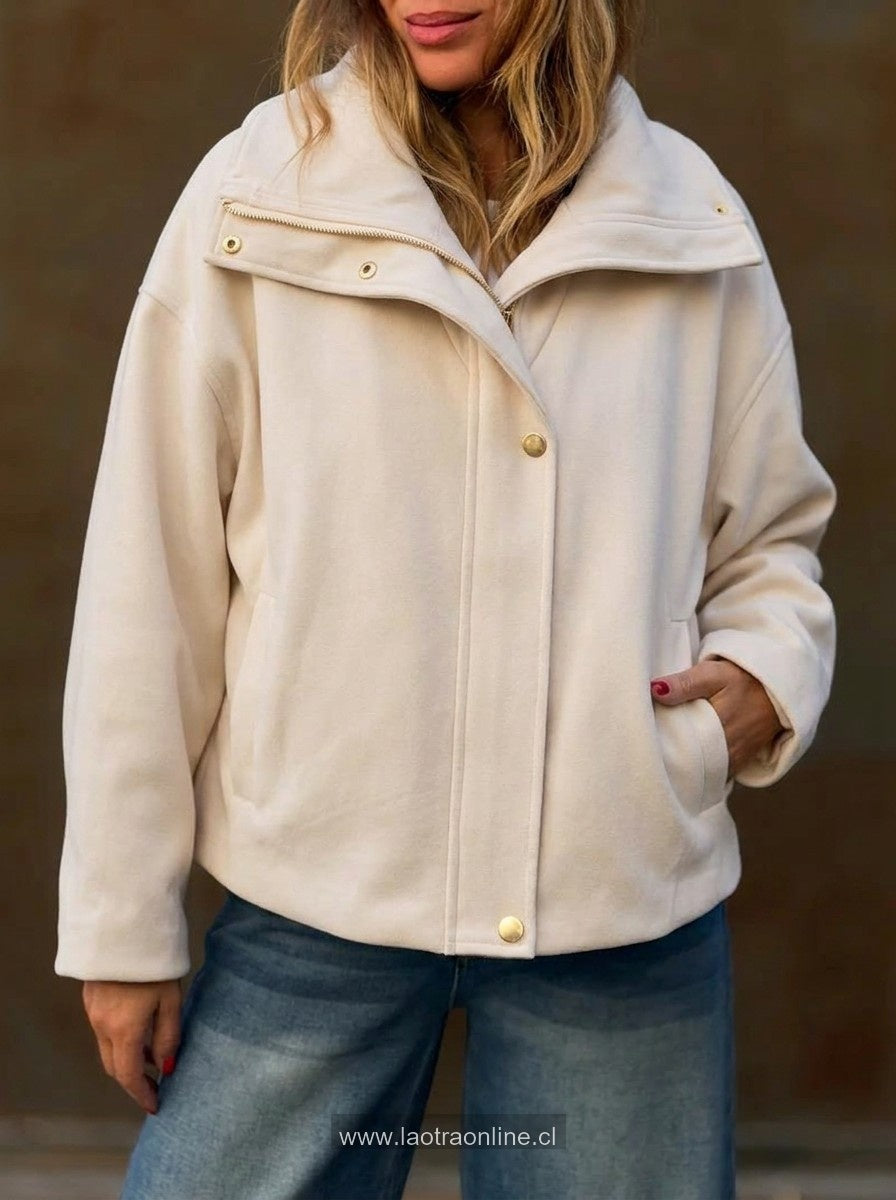 Chaqueta acolchada Dupe crema