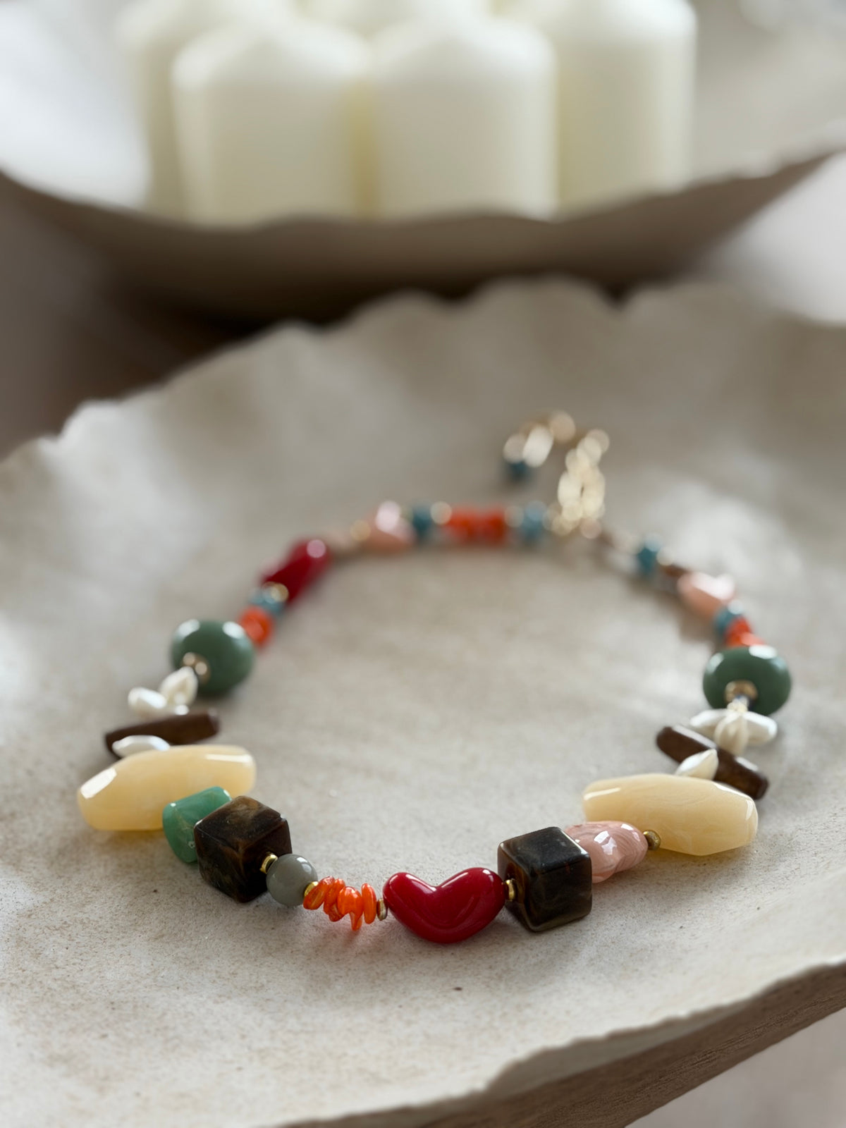 Collar resina La Otra Tienda Love