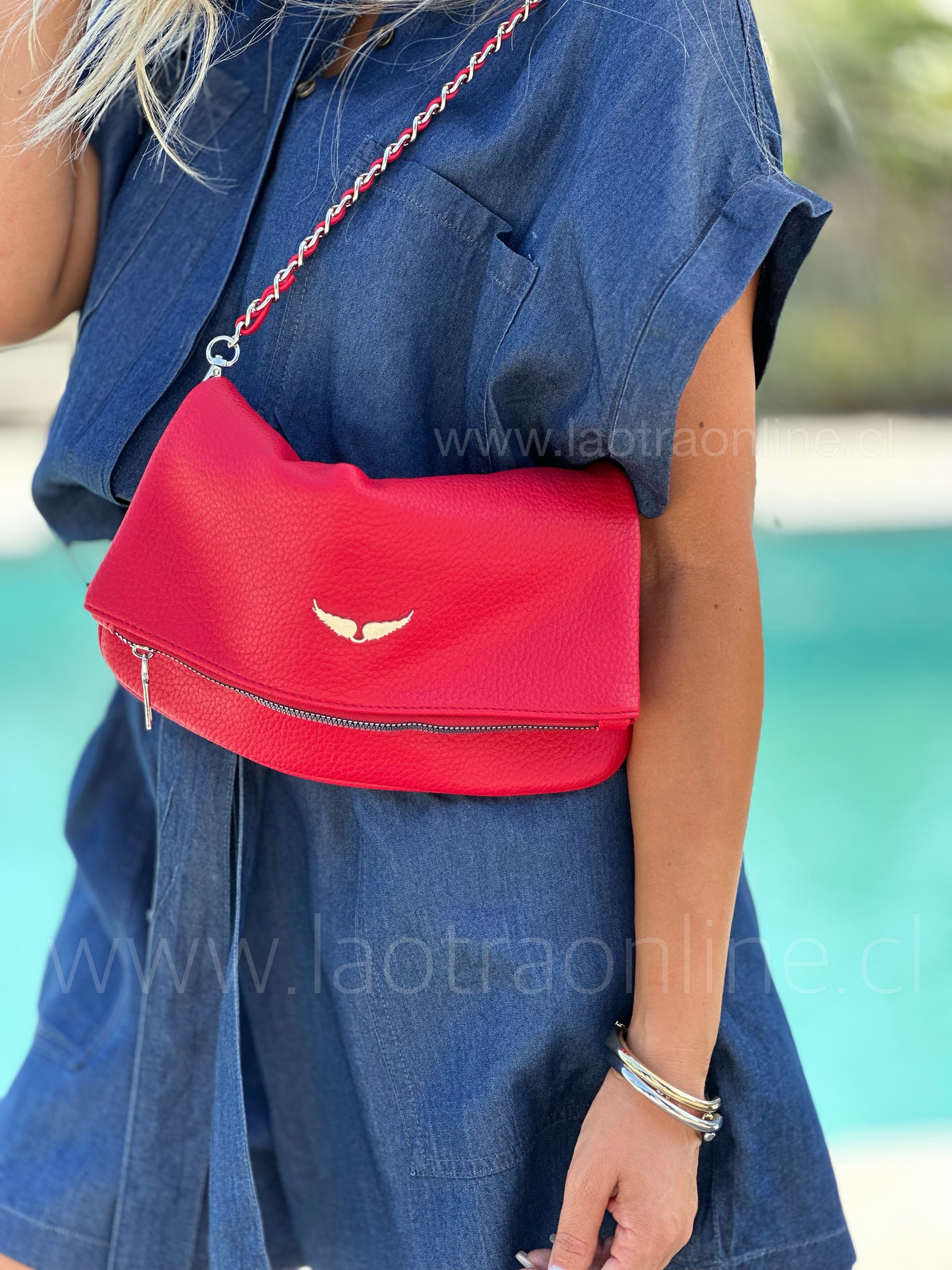 Cartera La Otra Tienda rojo