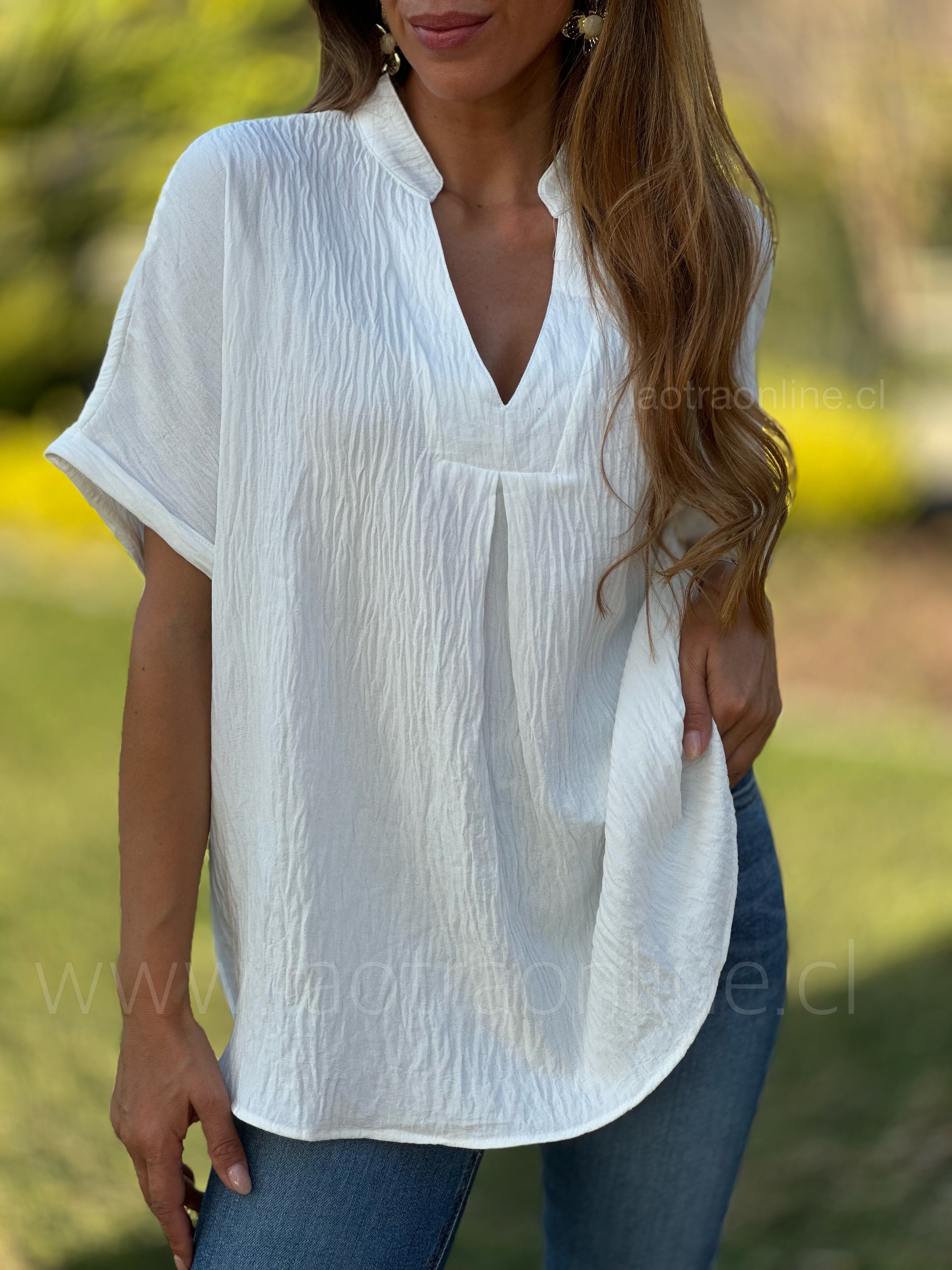 Polera Guadalupe blanco