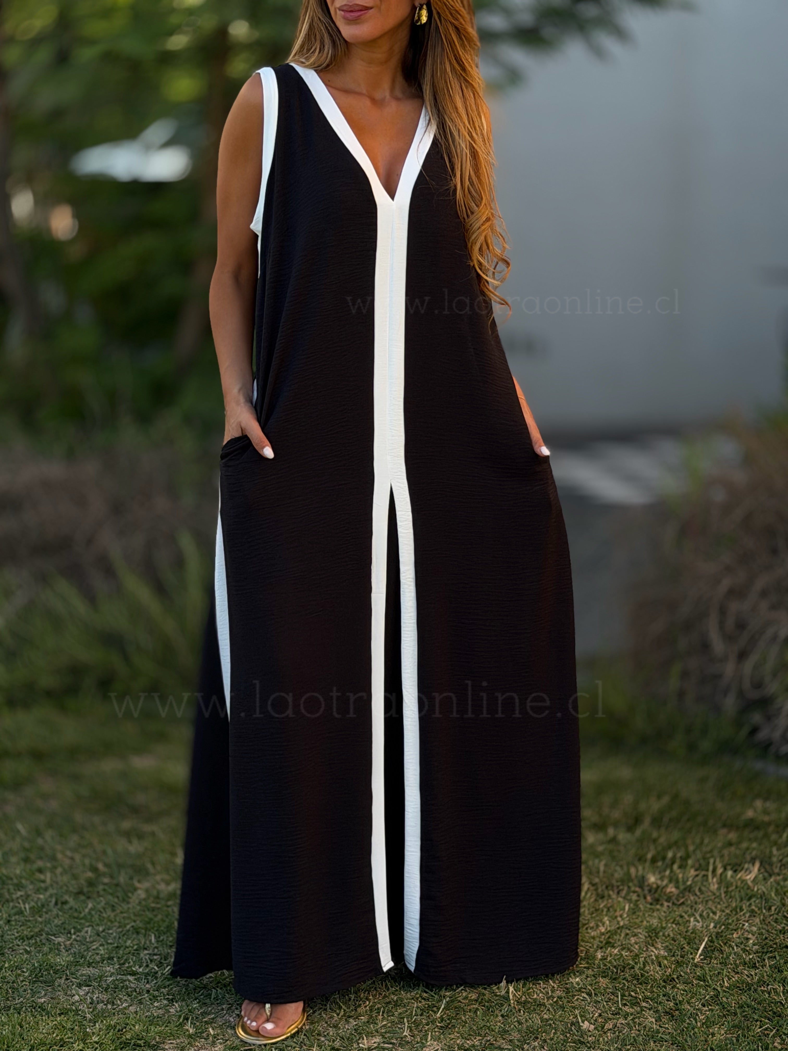 Vestido Sunset en Capri negro