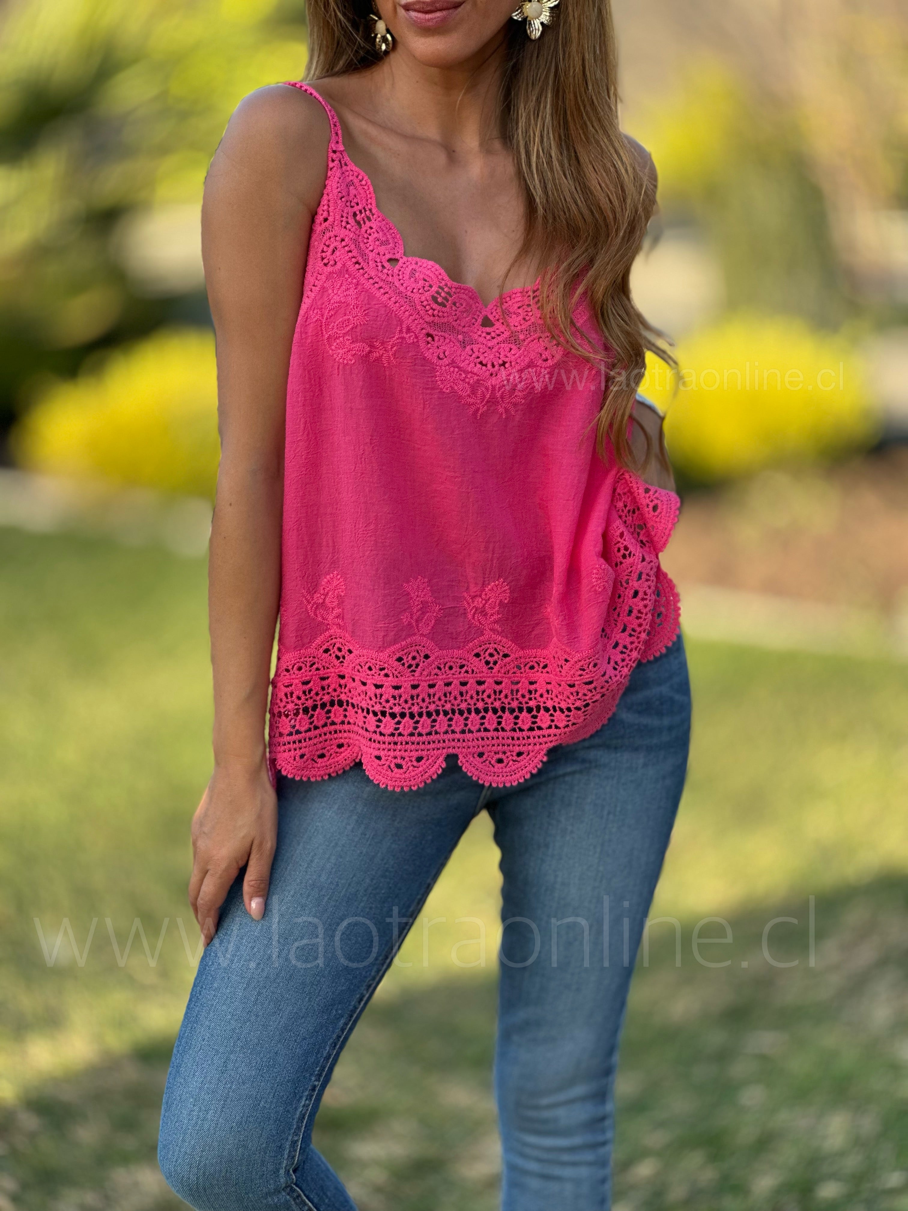 Polera/Lencero Anastasia sandía