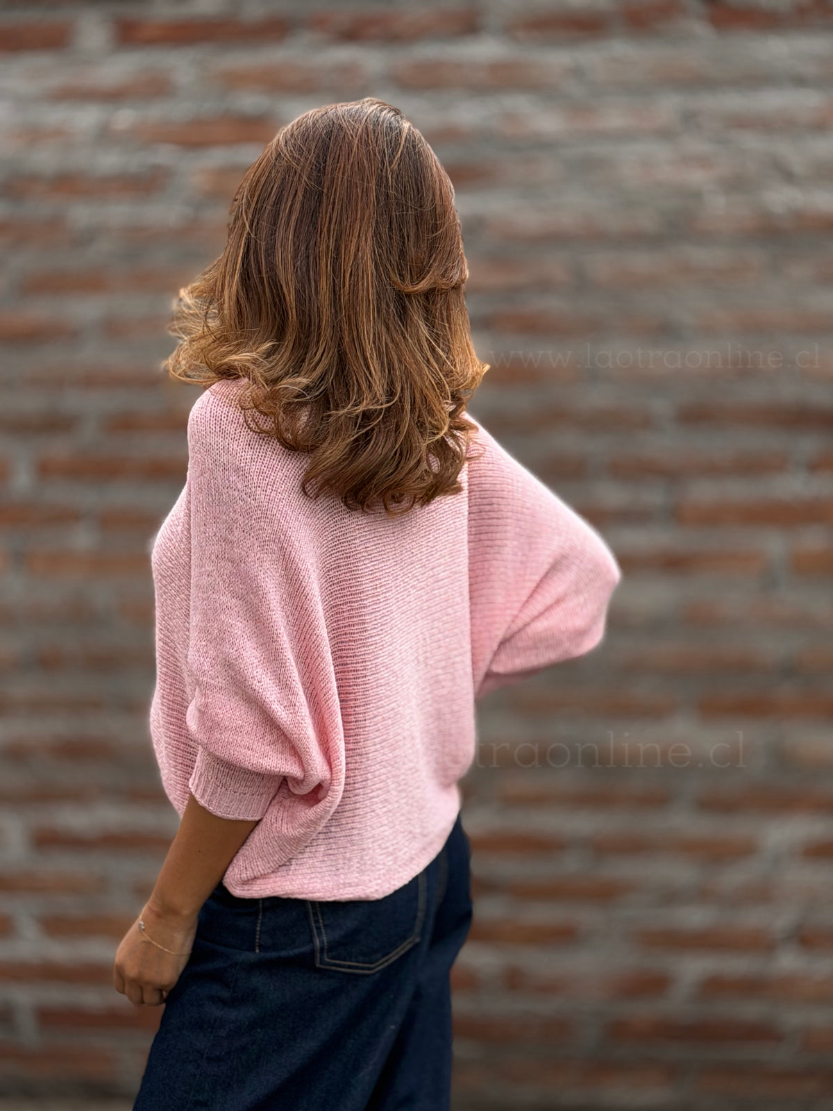 Sweater hilo soft rosa