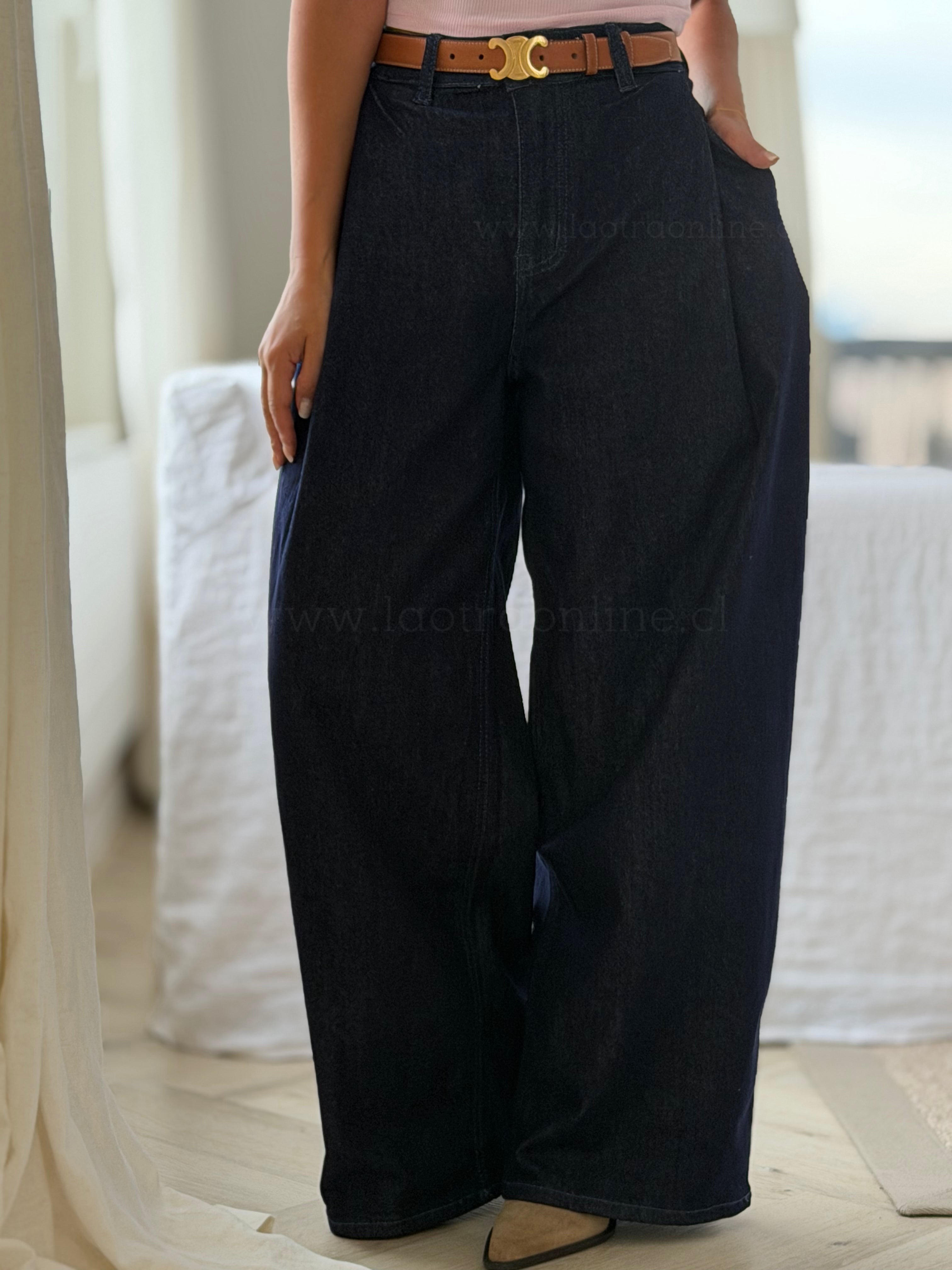 Jeans pinza azul
