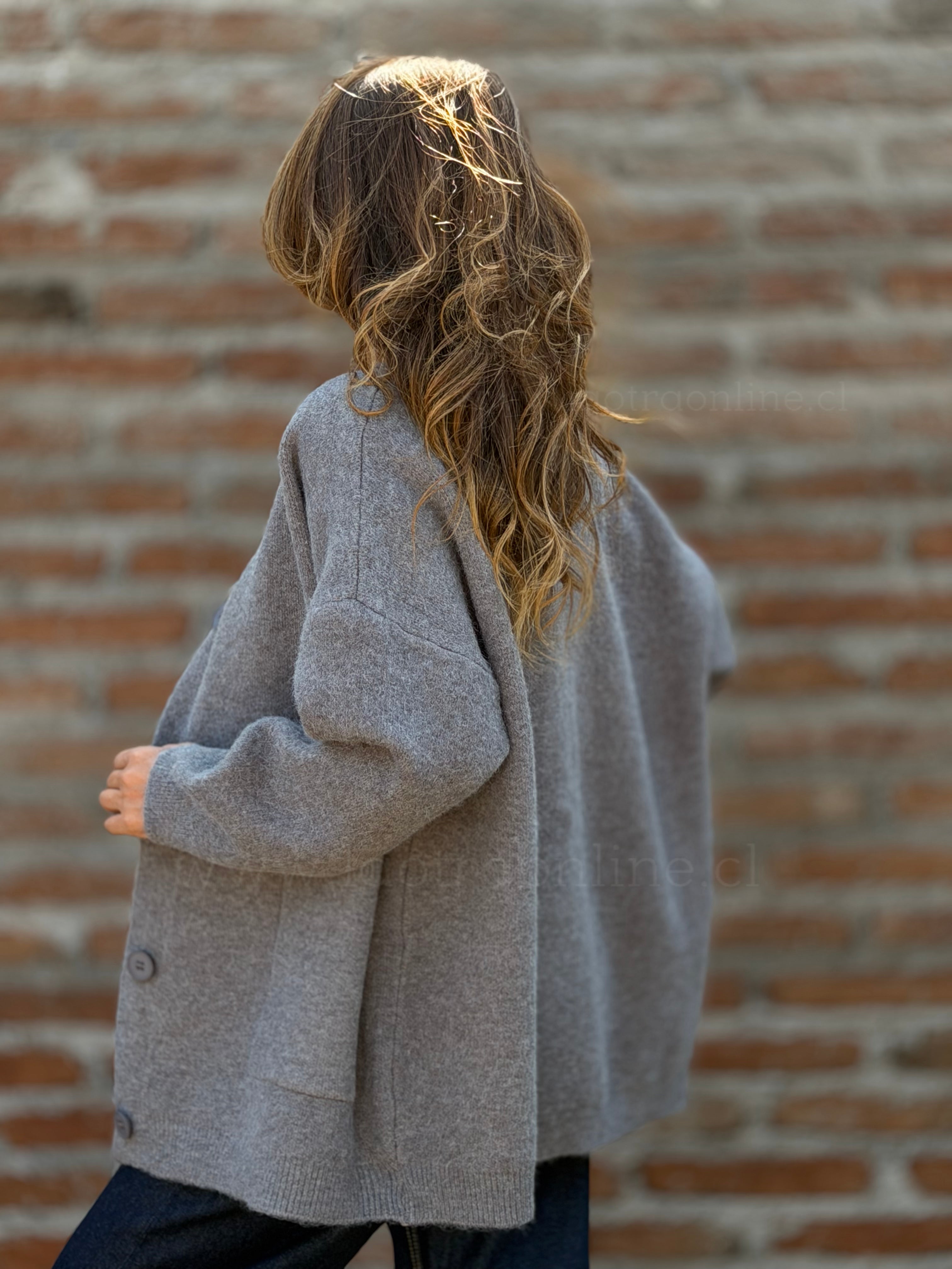 Chalecón Oversize gris