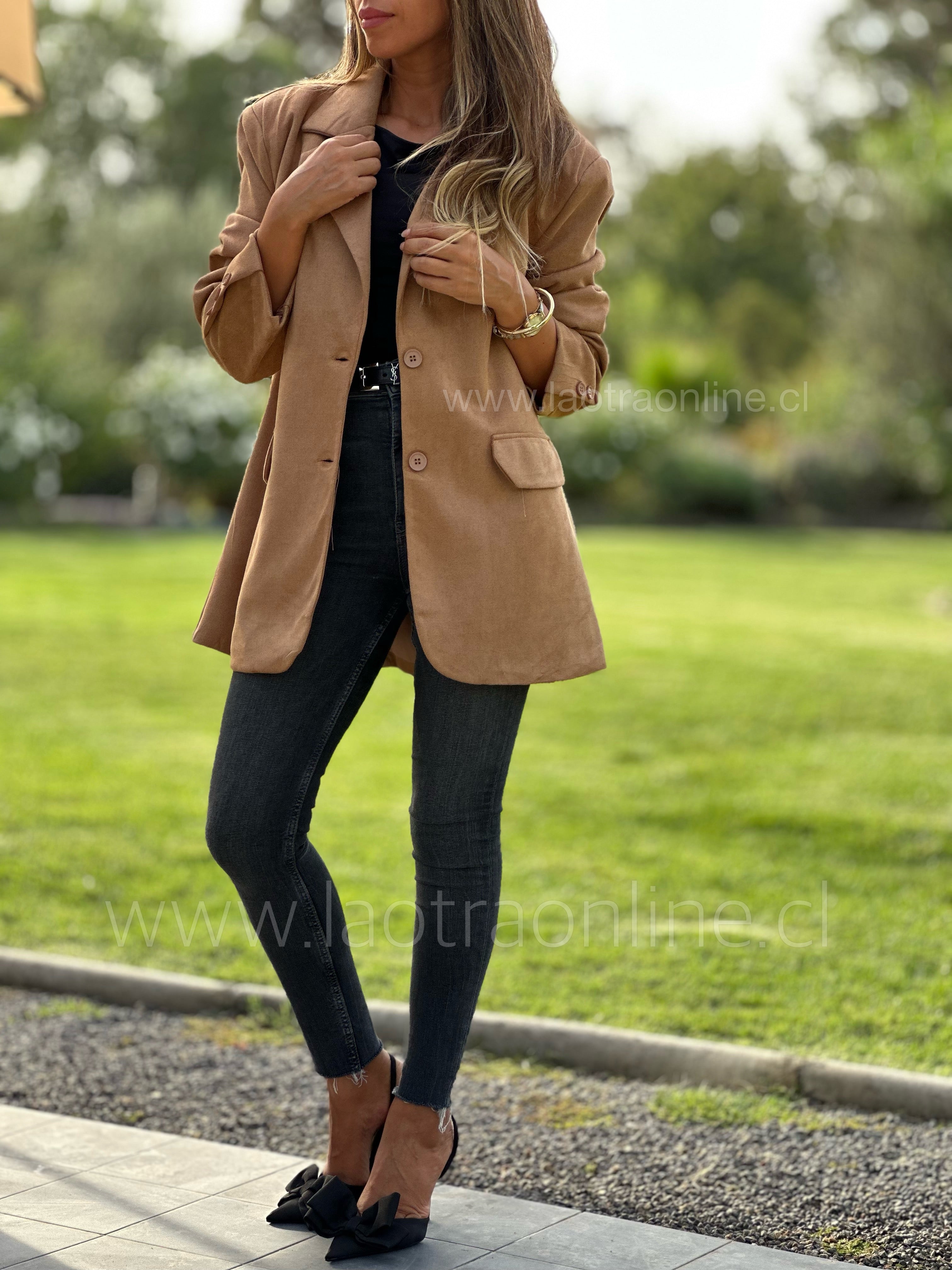 Blazer Londres camel
