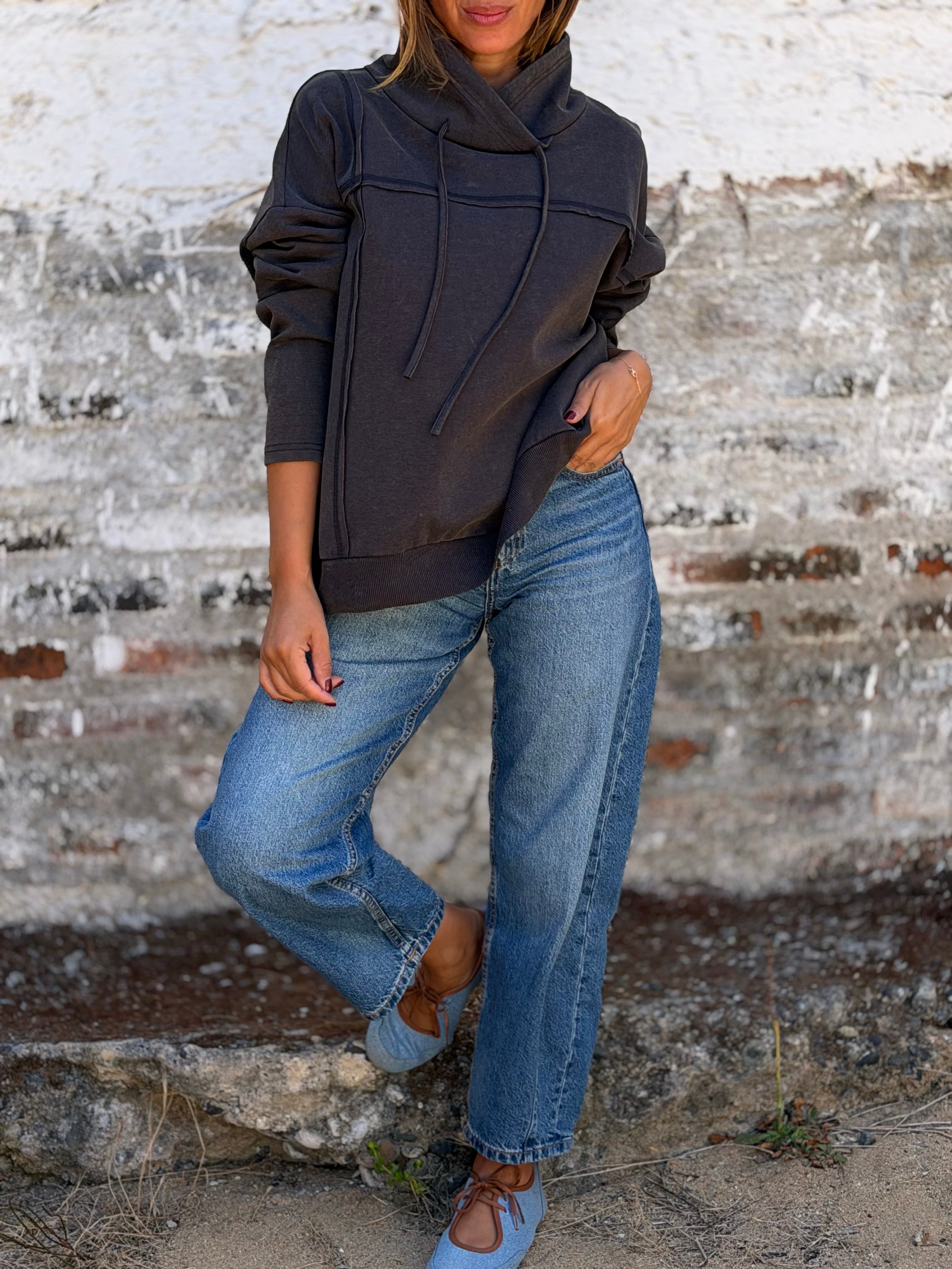 Poleron Bilbao negro/marengo