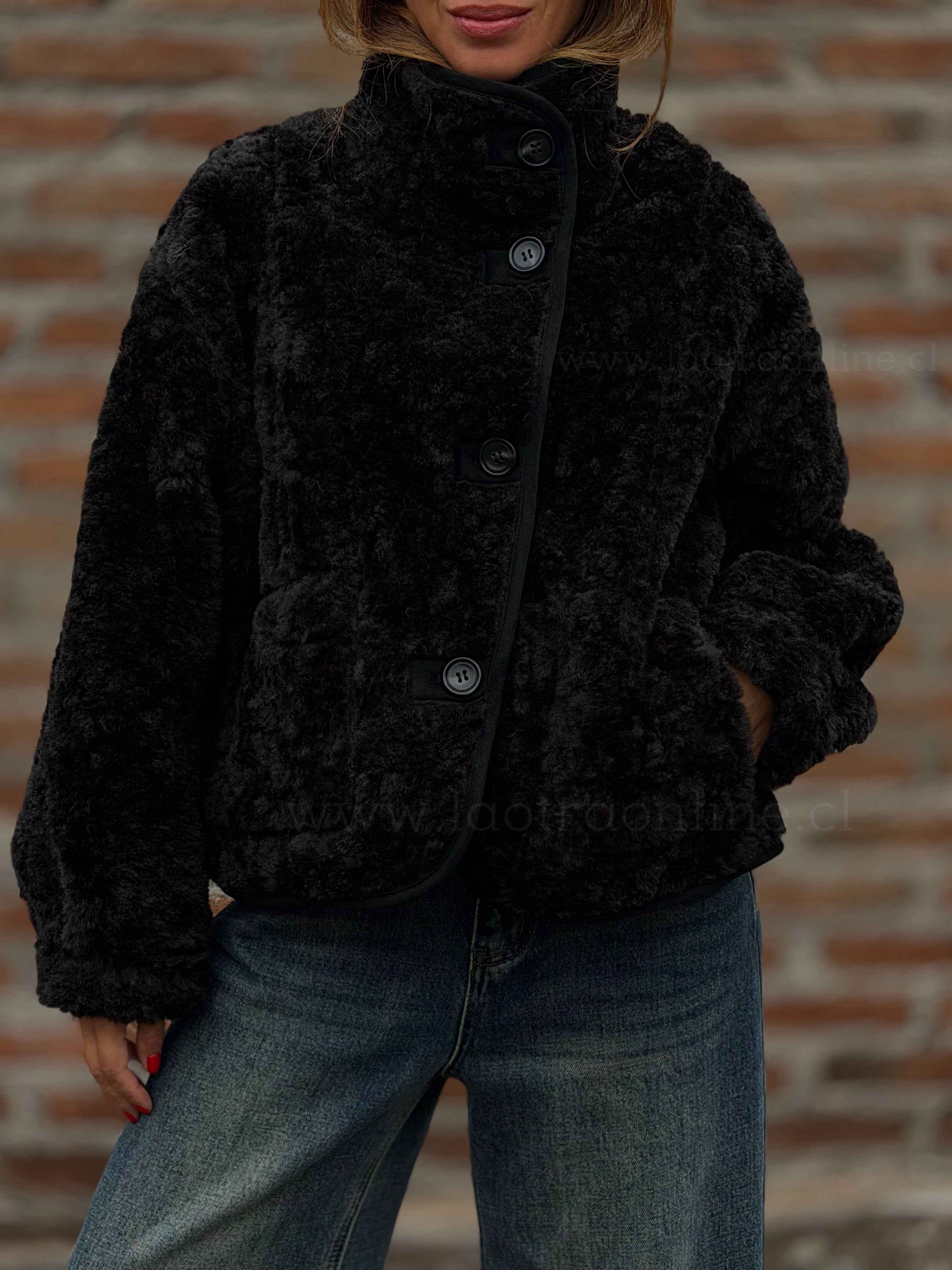 Chaquetón reversible  negro