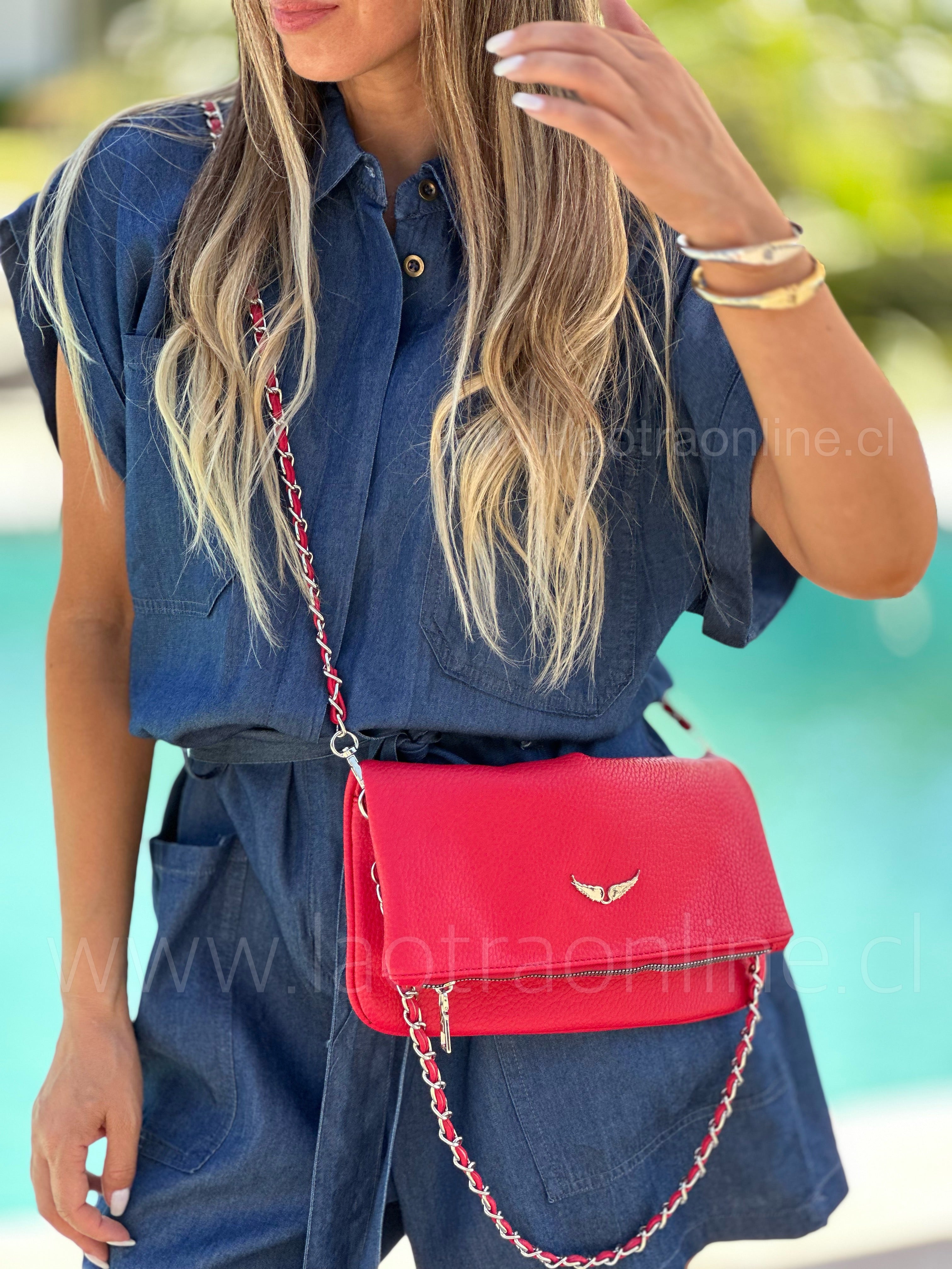 Cartera La Otra Tienda rojo