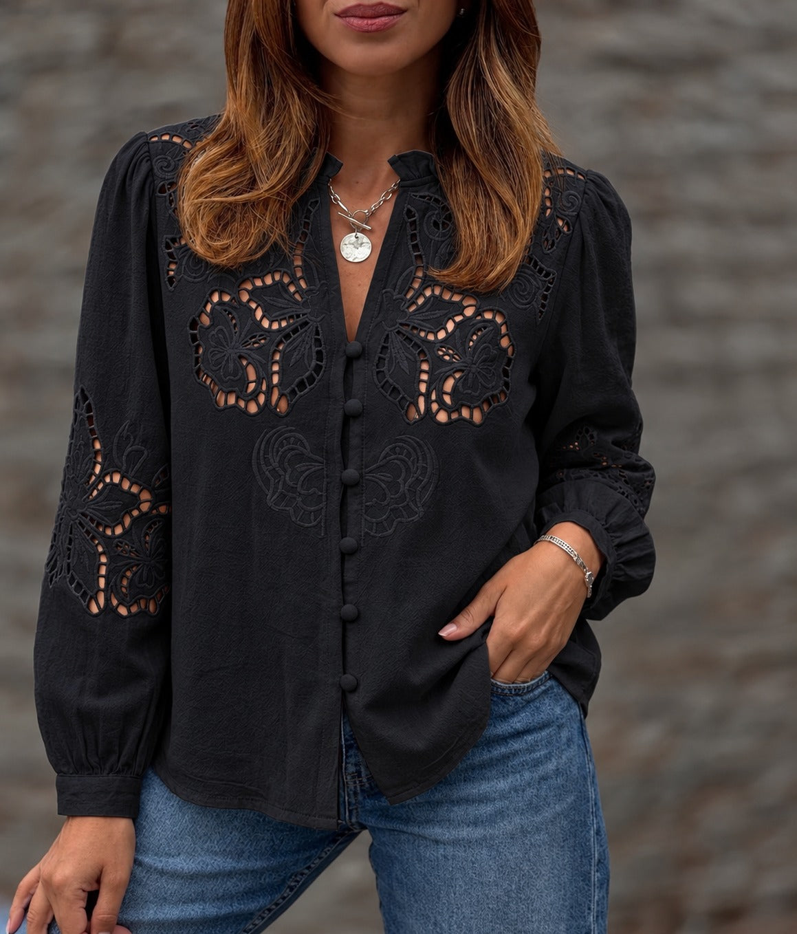 Blusa Buda negro