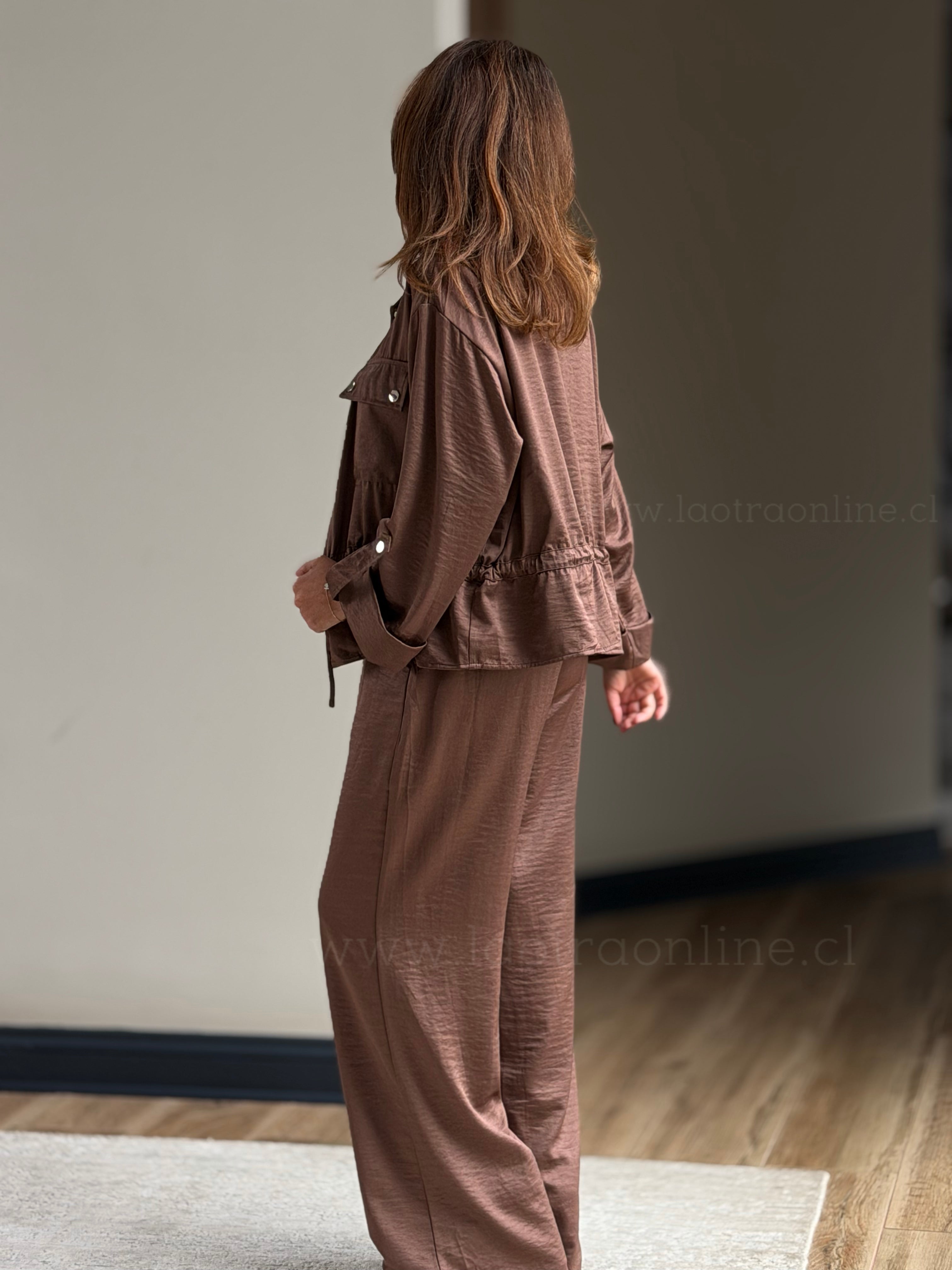 Set 2 piezas Sastrero choco