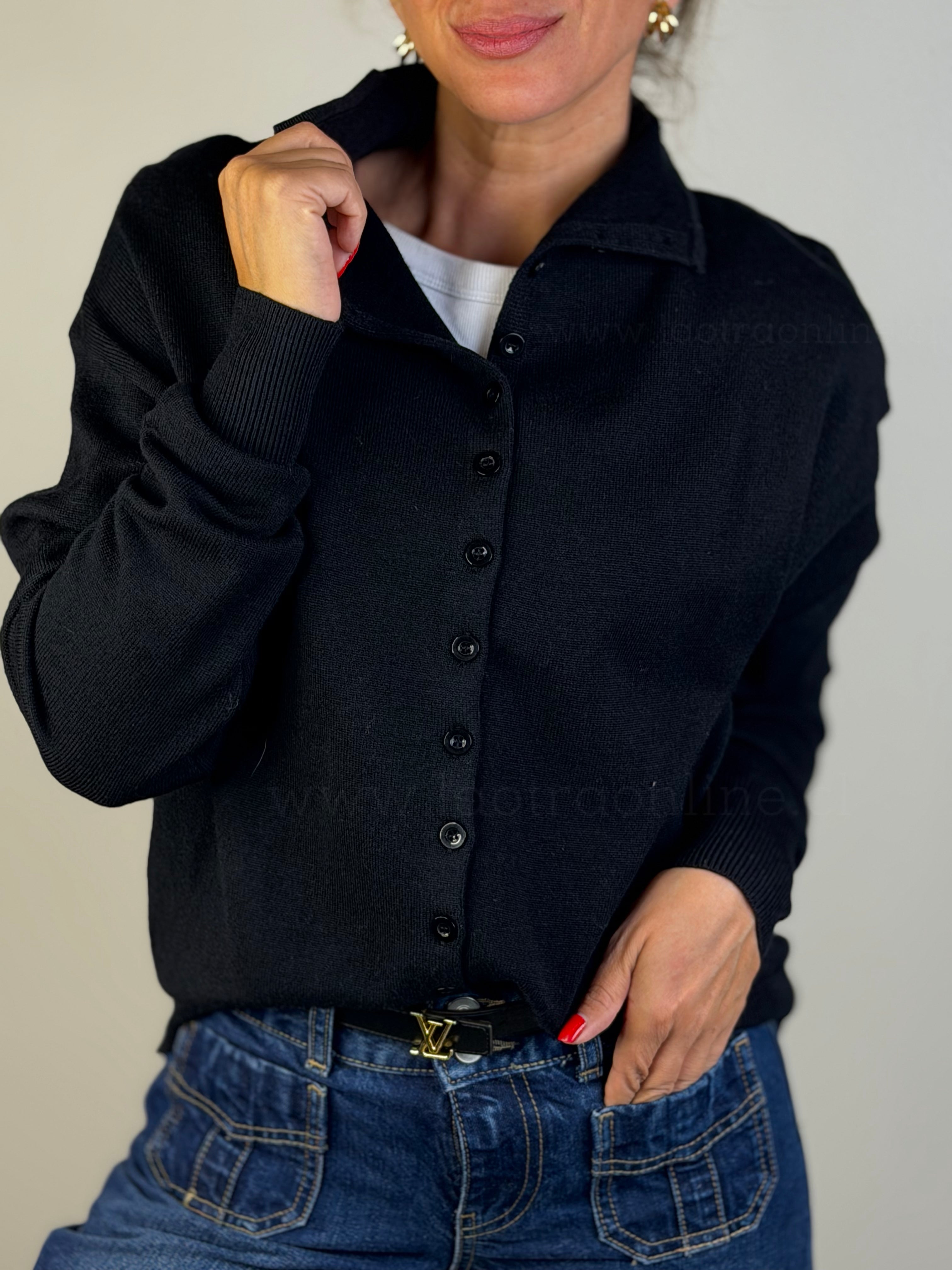 Chalequito Buttons negro