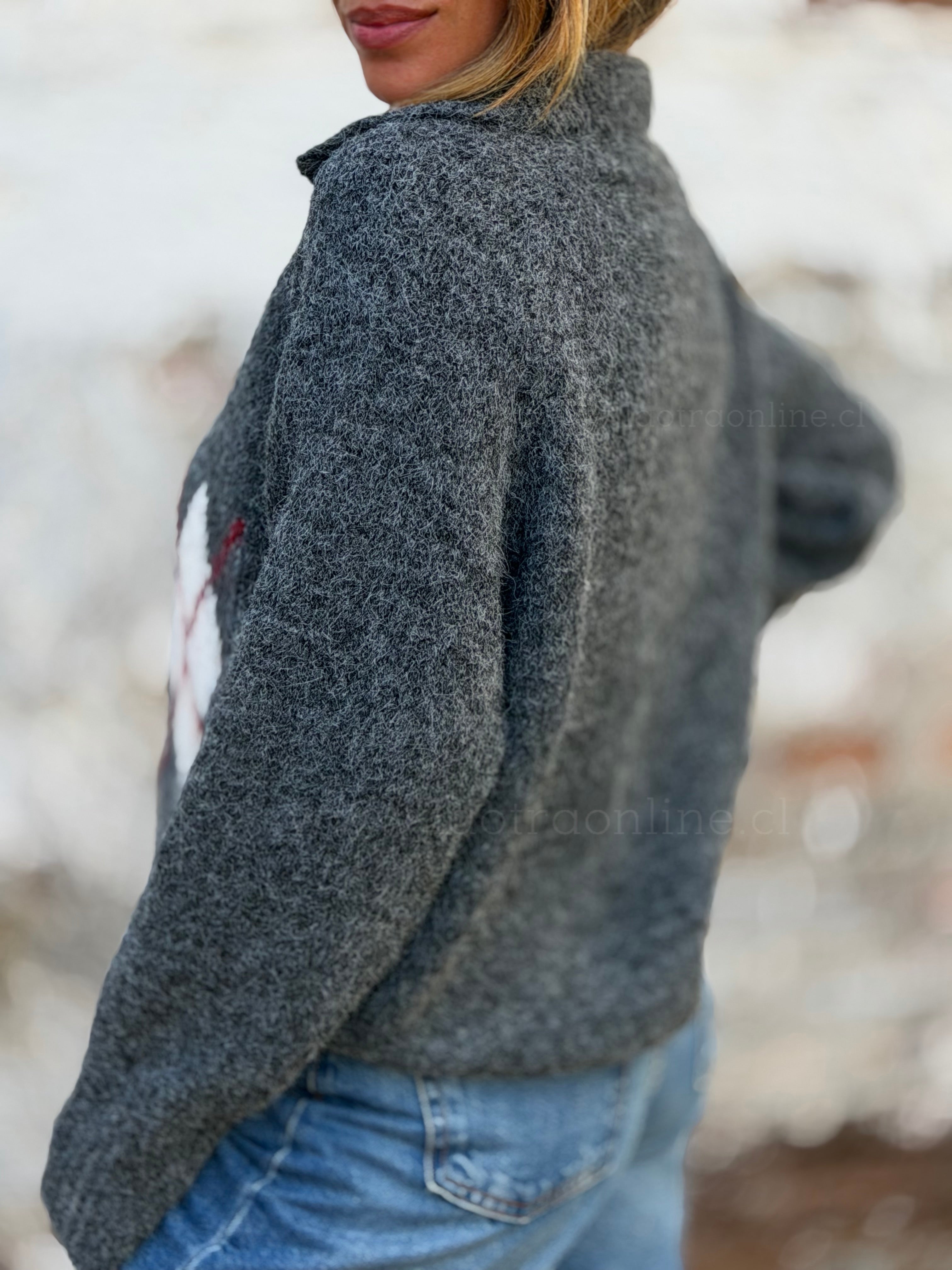 Sweater rombo marengo