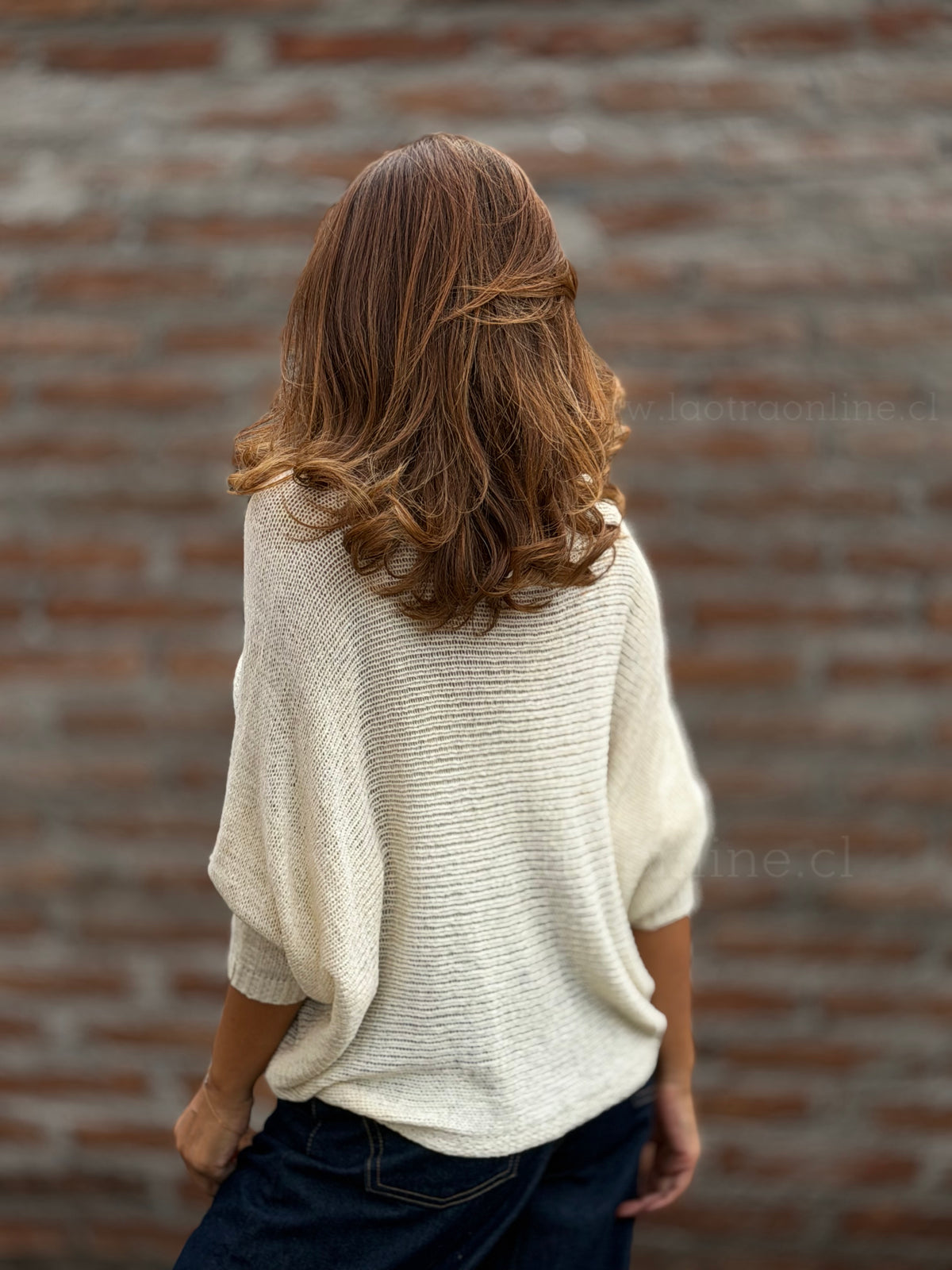 Sweater hilo soft marfil