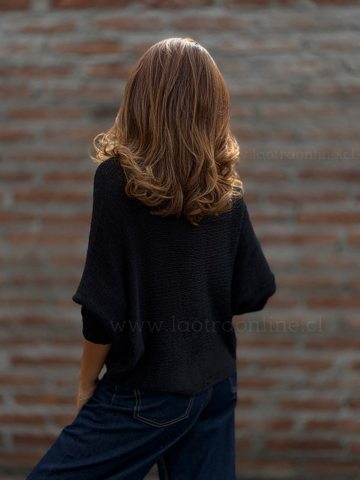 Sweater hilo soft negro