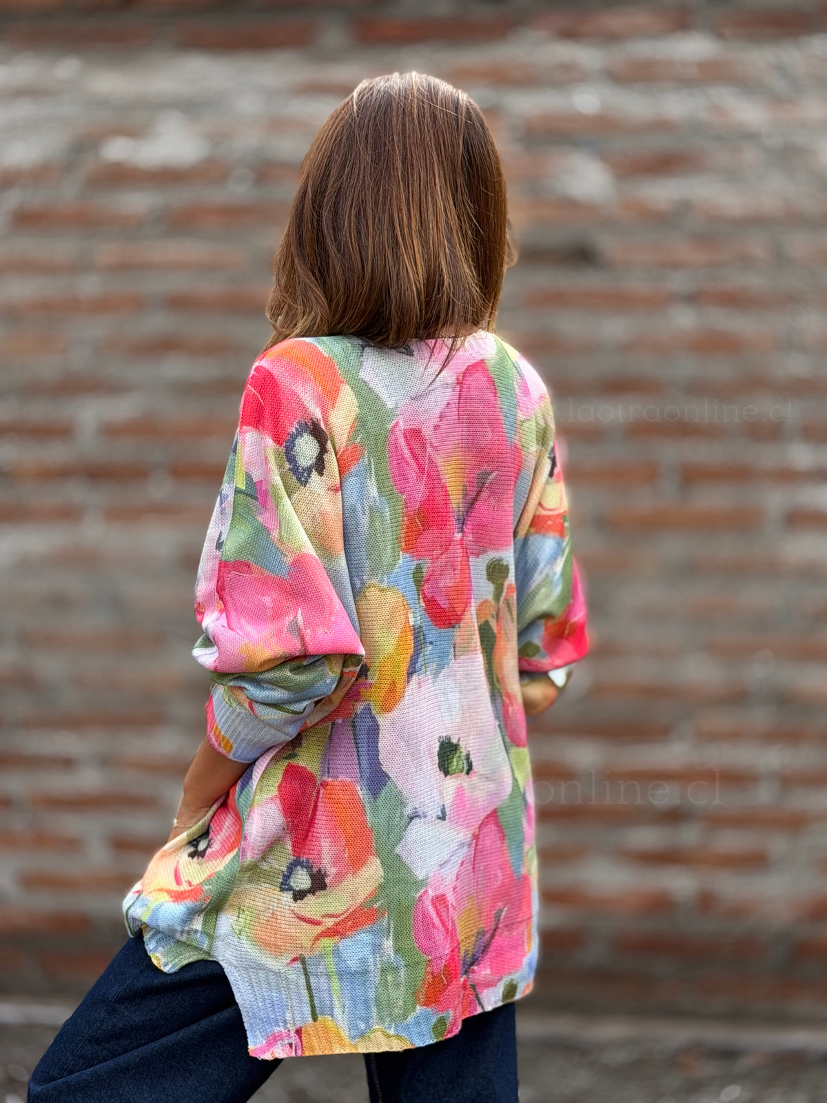Sweater verano Maxi flores