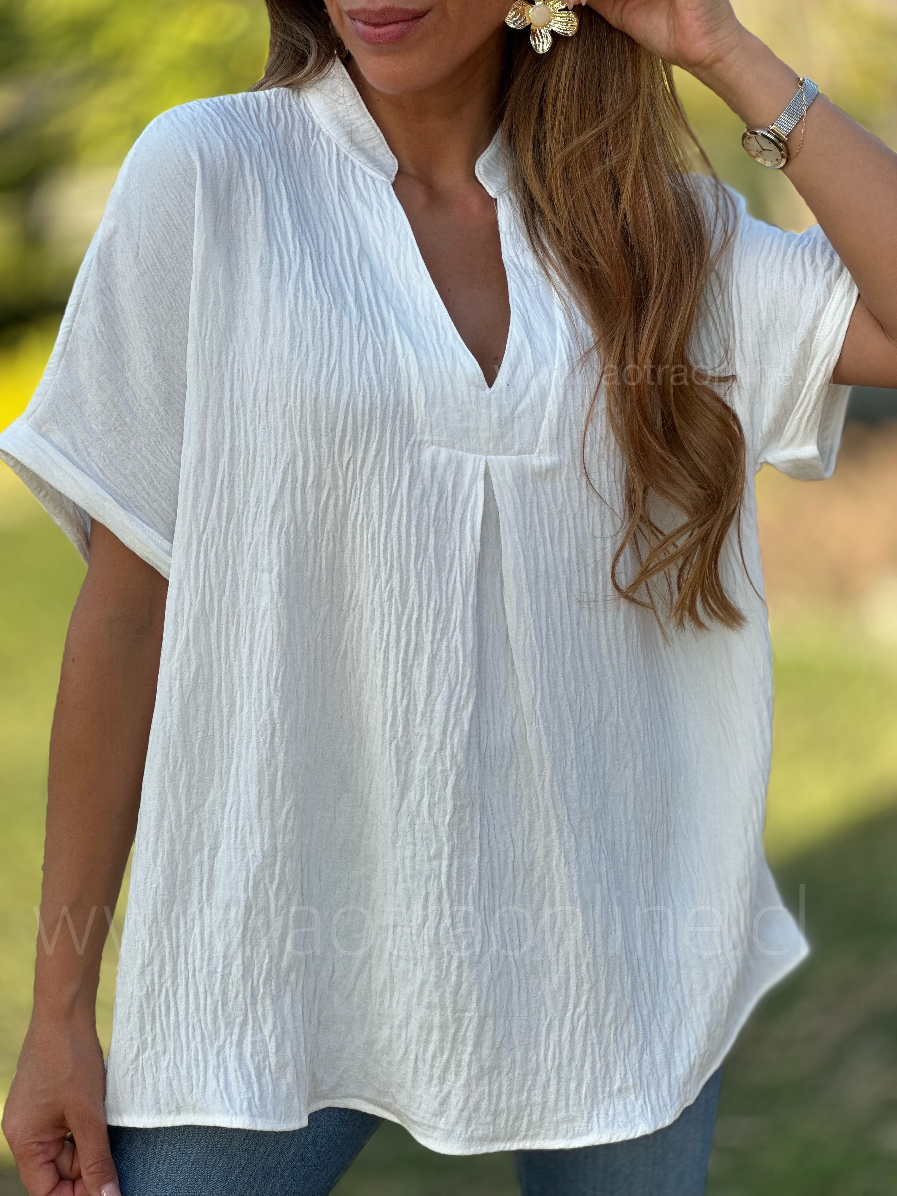 Polera Guadalupe blanco