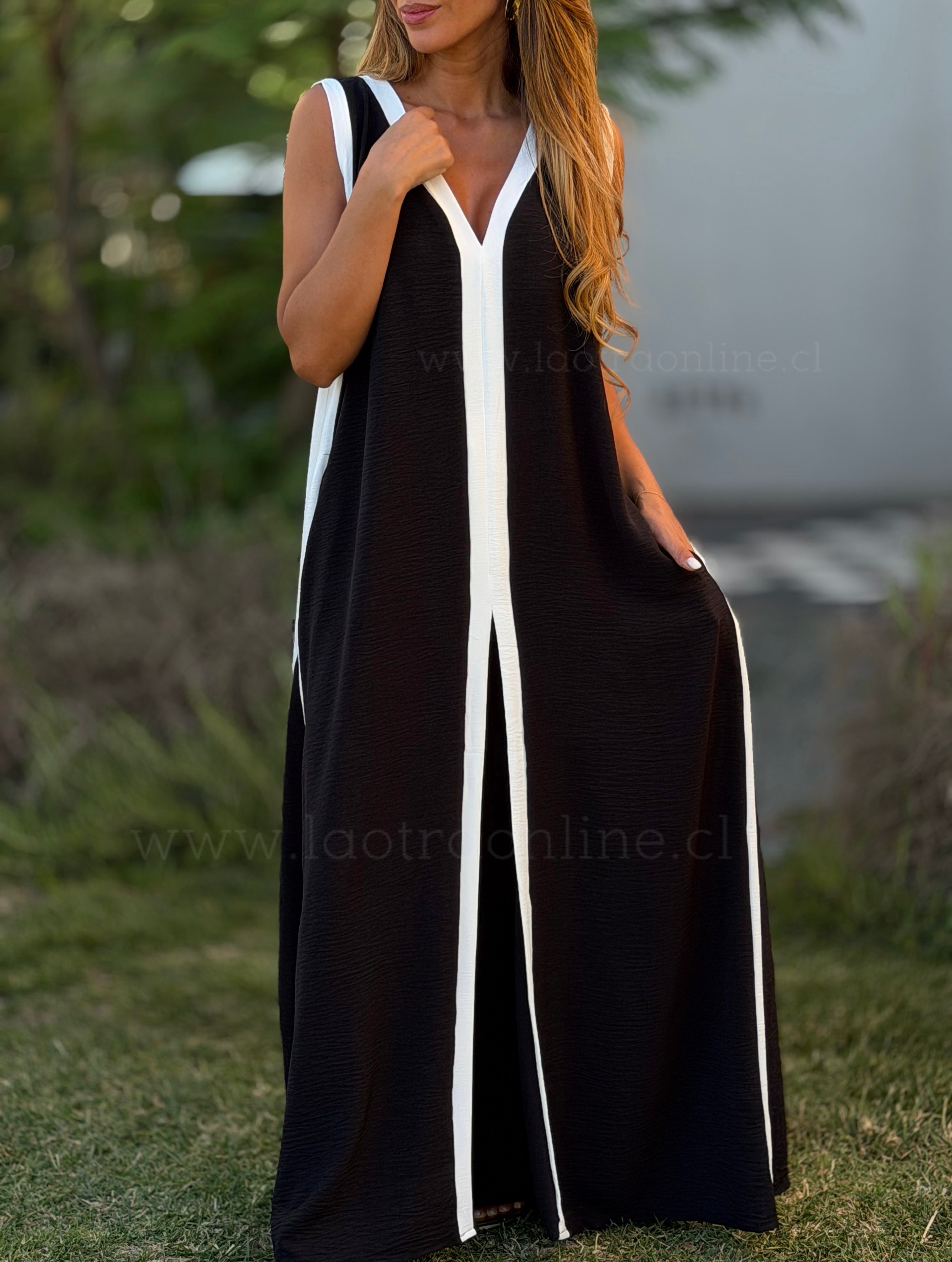 Vestido Sunset en Capri negro