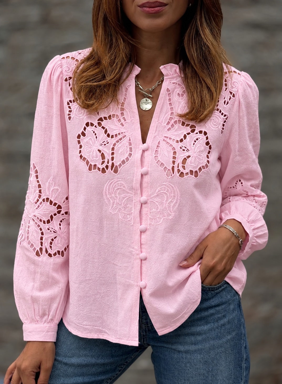 Blusa Buda rosa