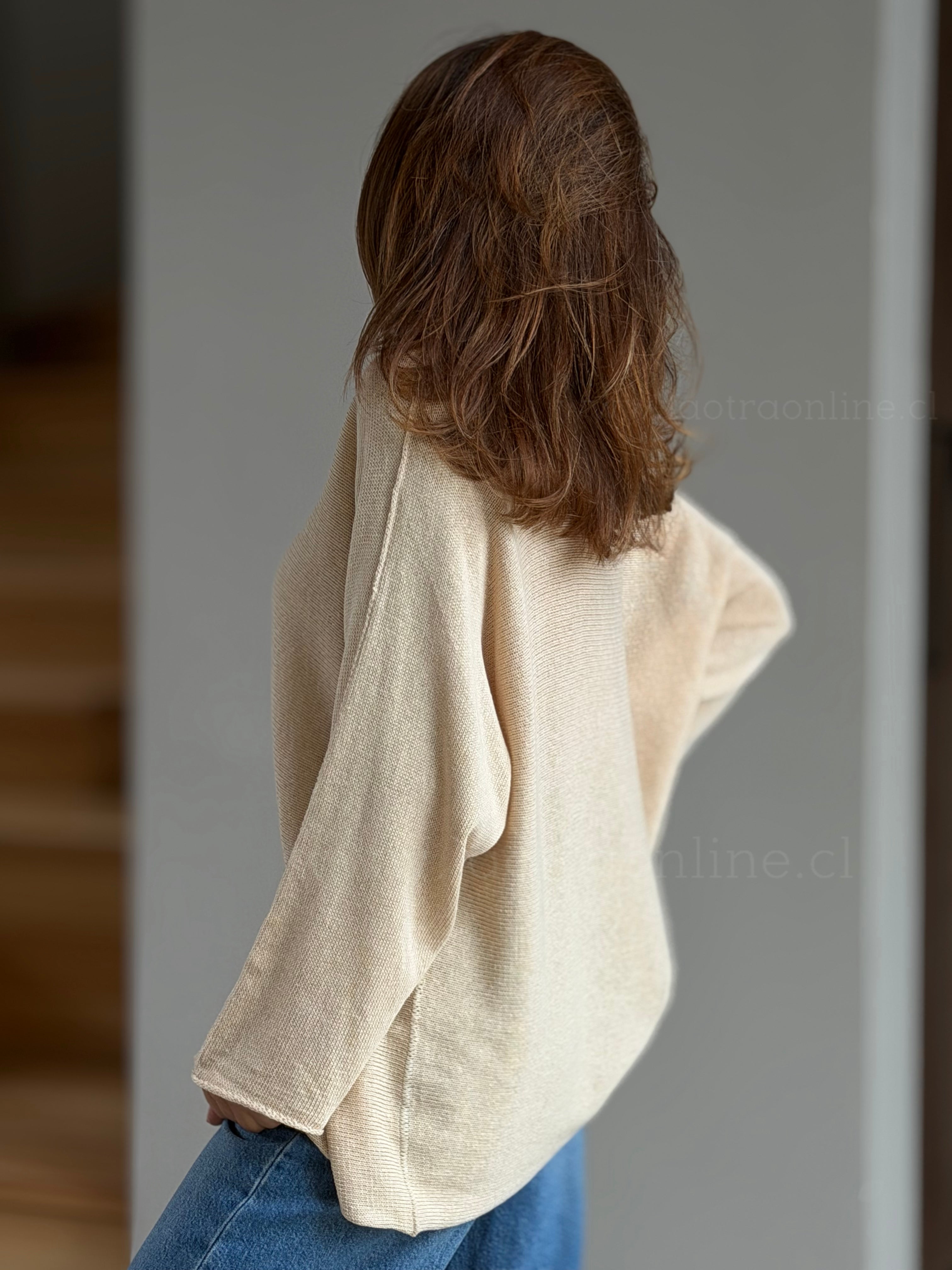 Sweater italiano hilo arena