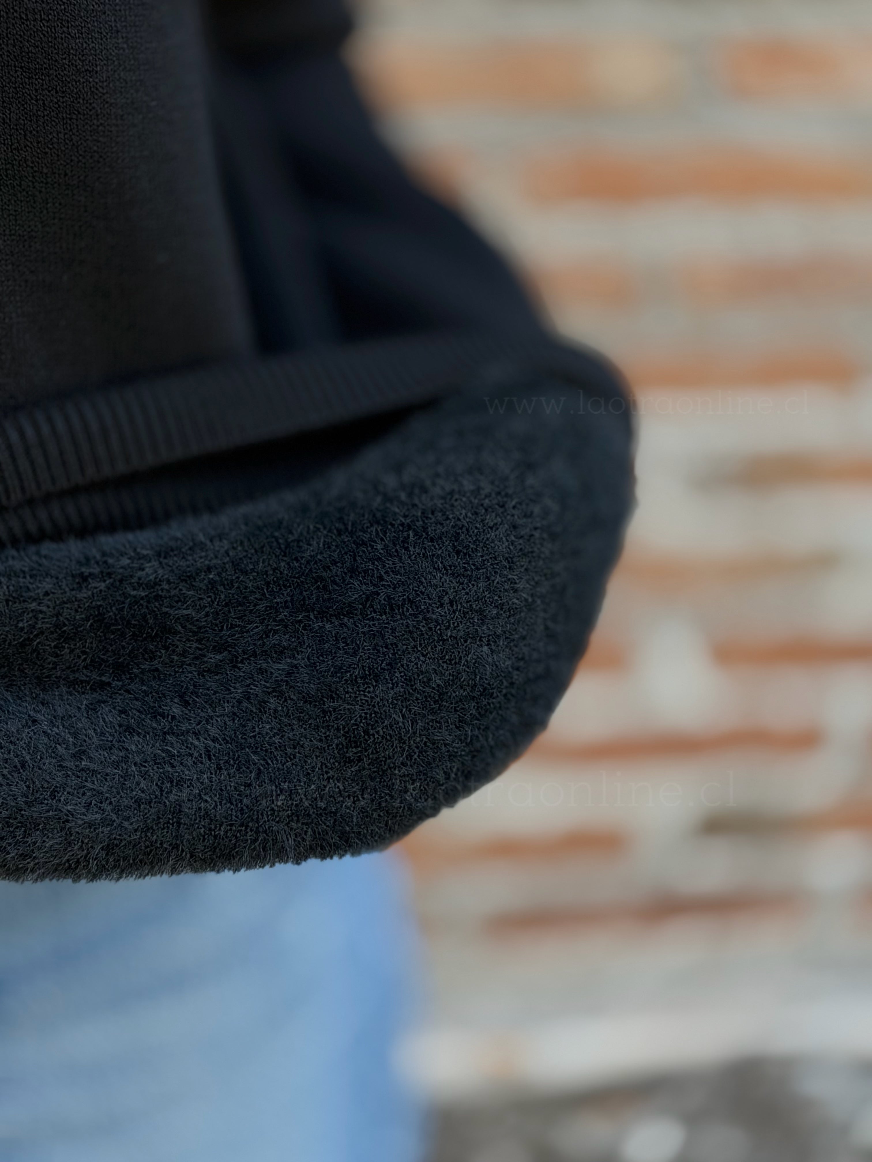 Sweater Volterra forrado negro