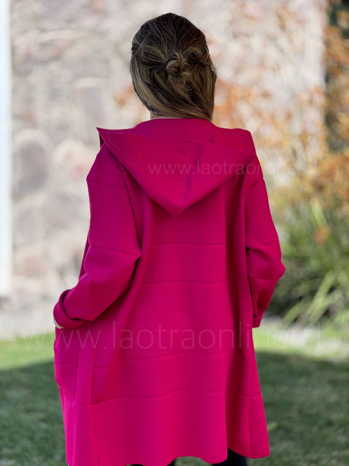 Abrigo Deli frambuesa