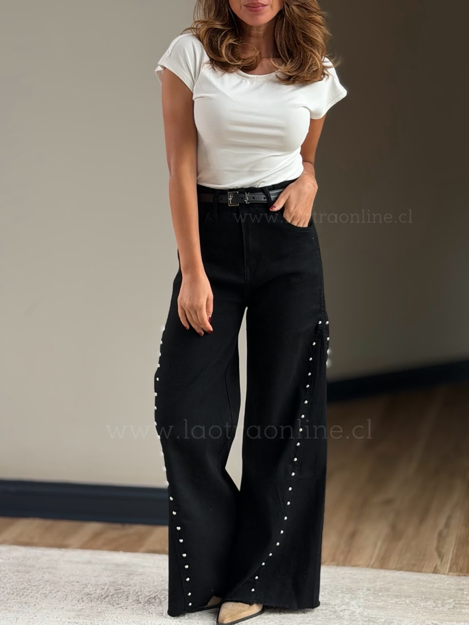 Jeans Cool tachas negro