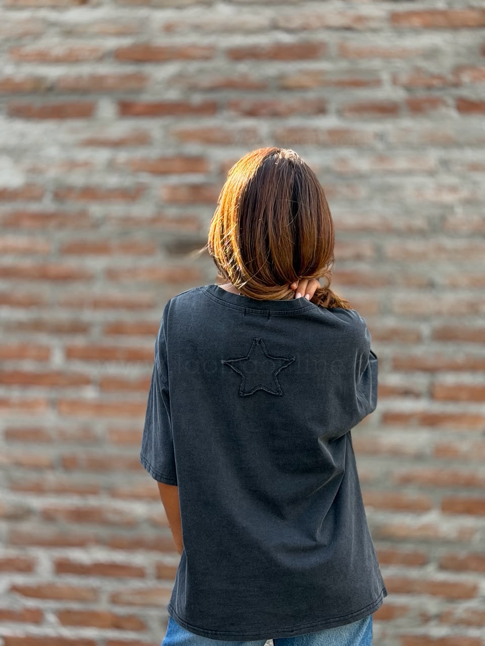 Polera Star marengo