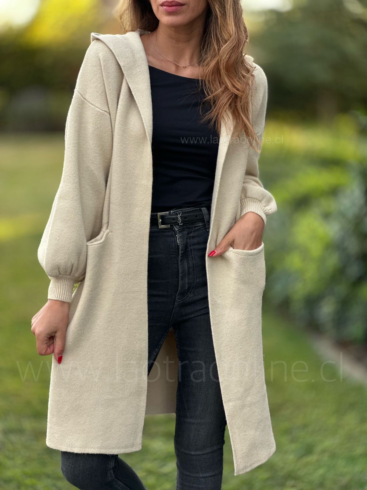 Cardigan/Abrigo Minnesota crema