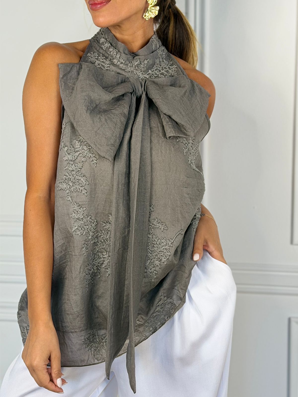 Blusa Dunquerque gris