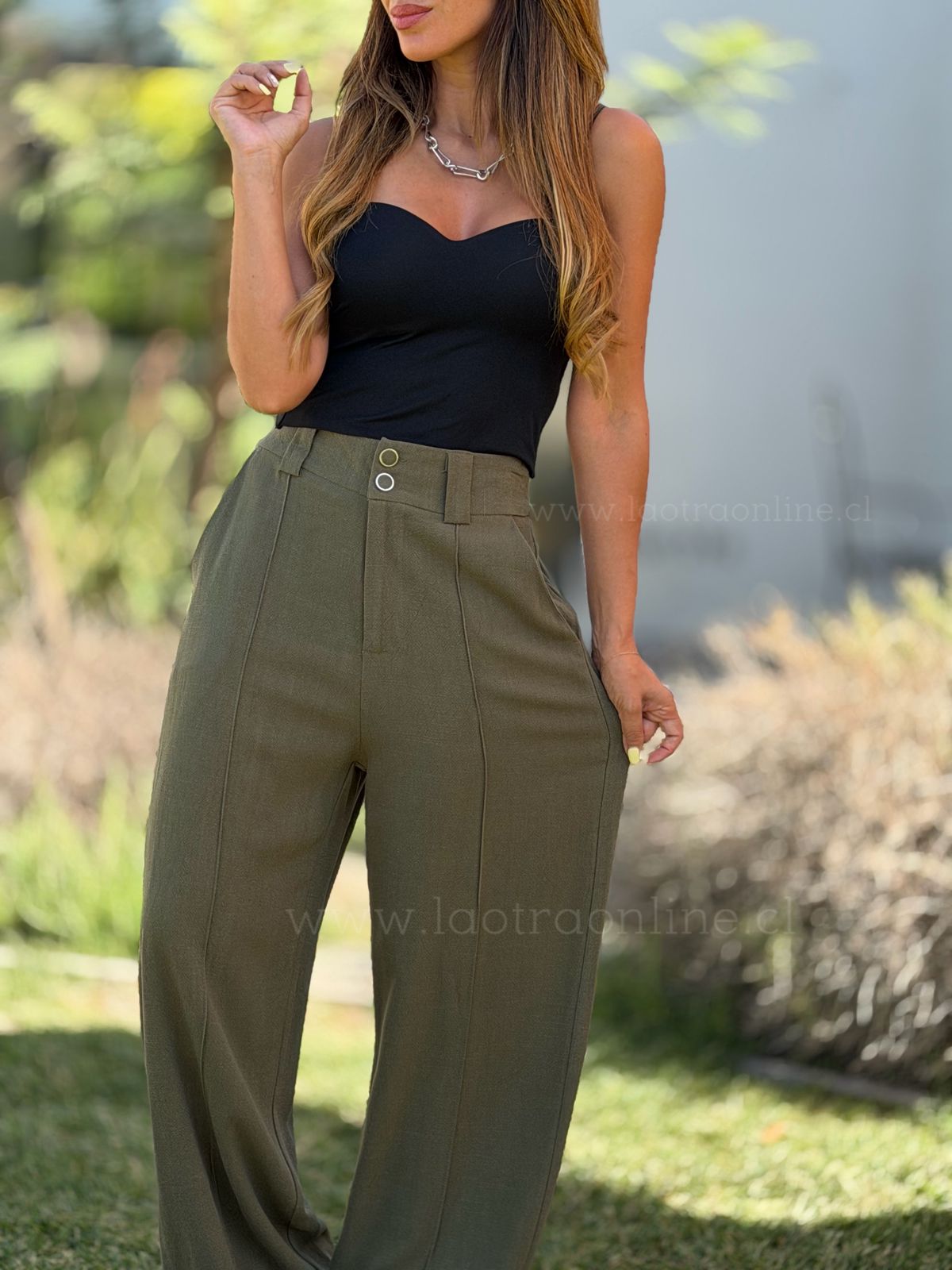 Pantalón Suecia olivo