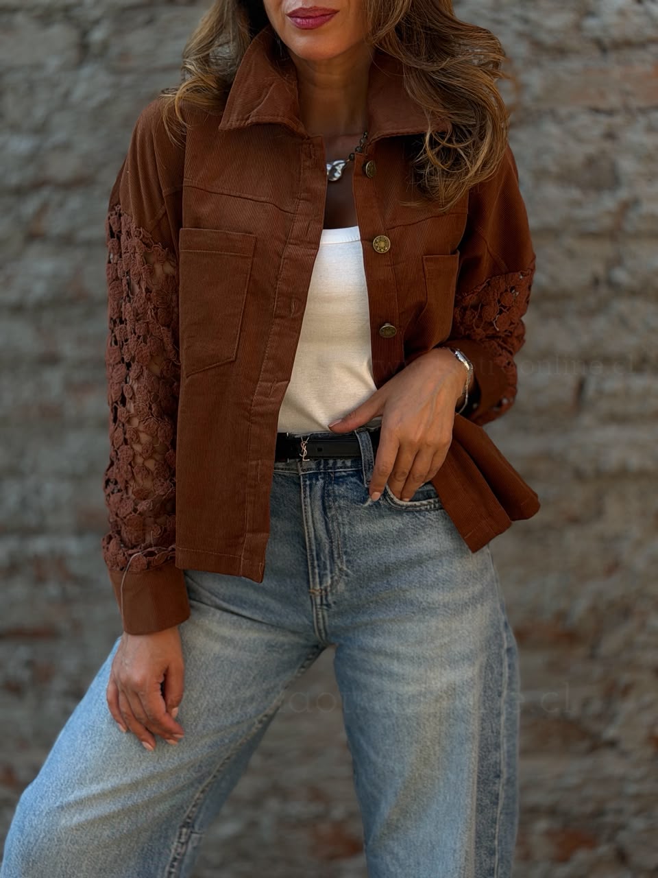 Chaqueta Manga tejida toffe
