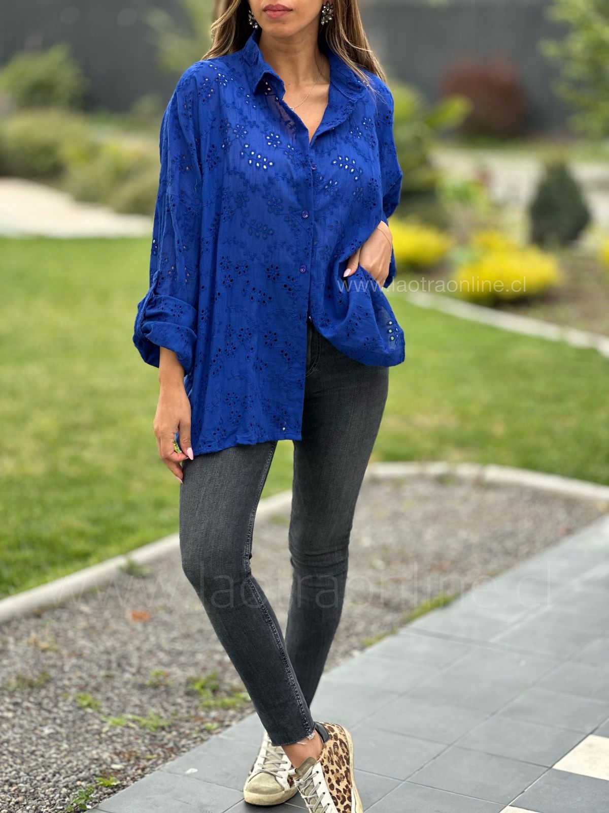 Blusa Madrid azul