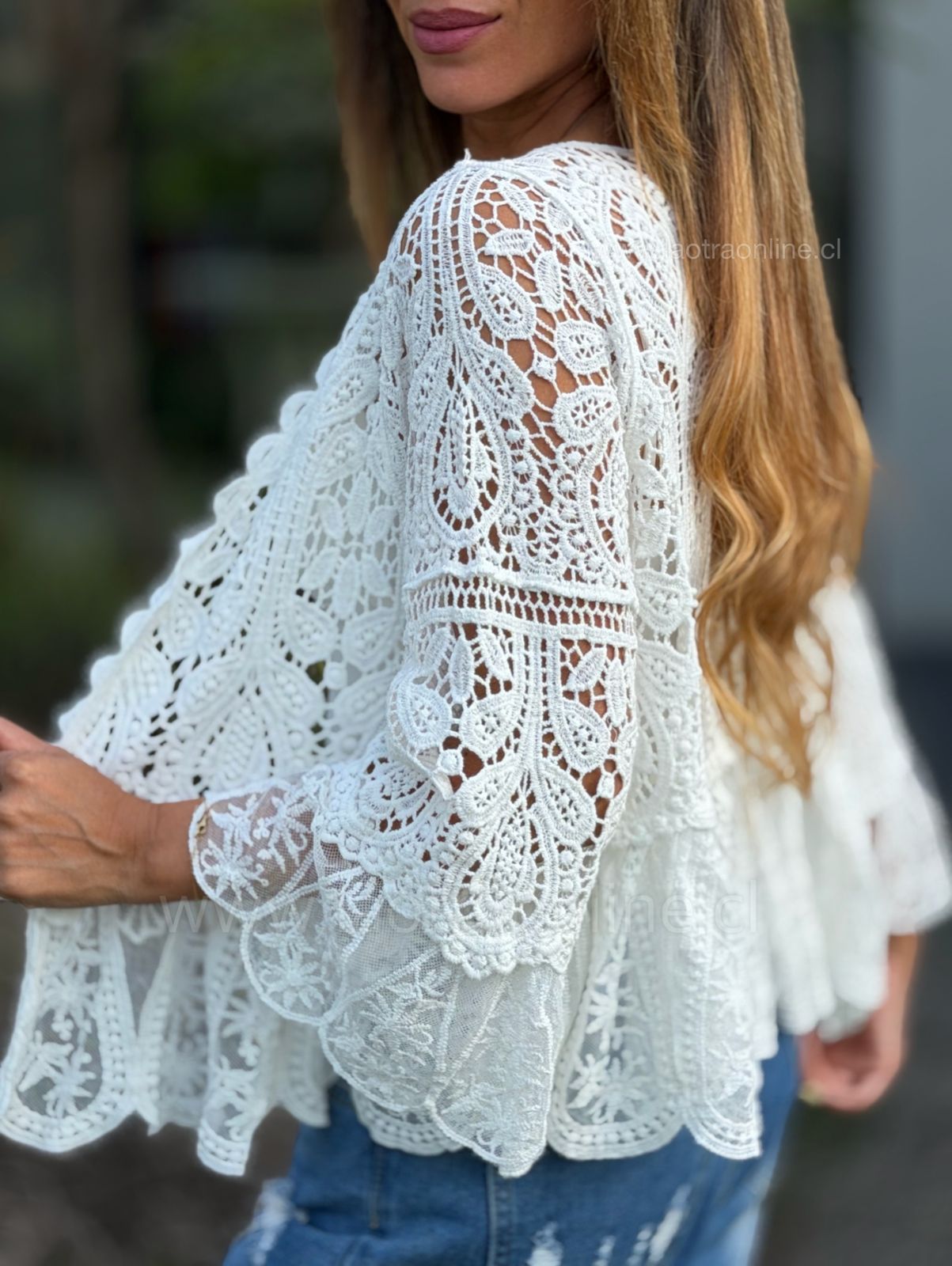 Tapado Versalles blanco