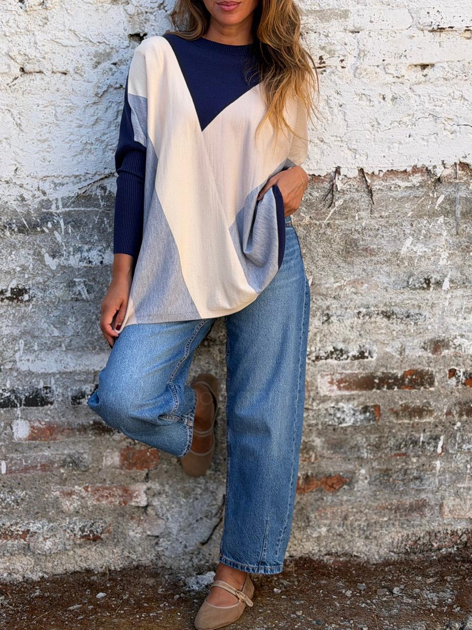 Sweater Micaela azul